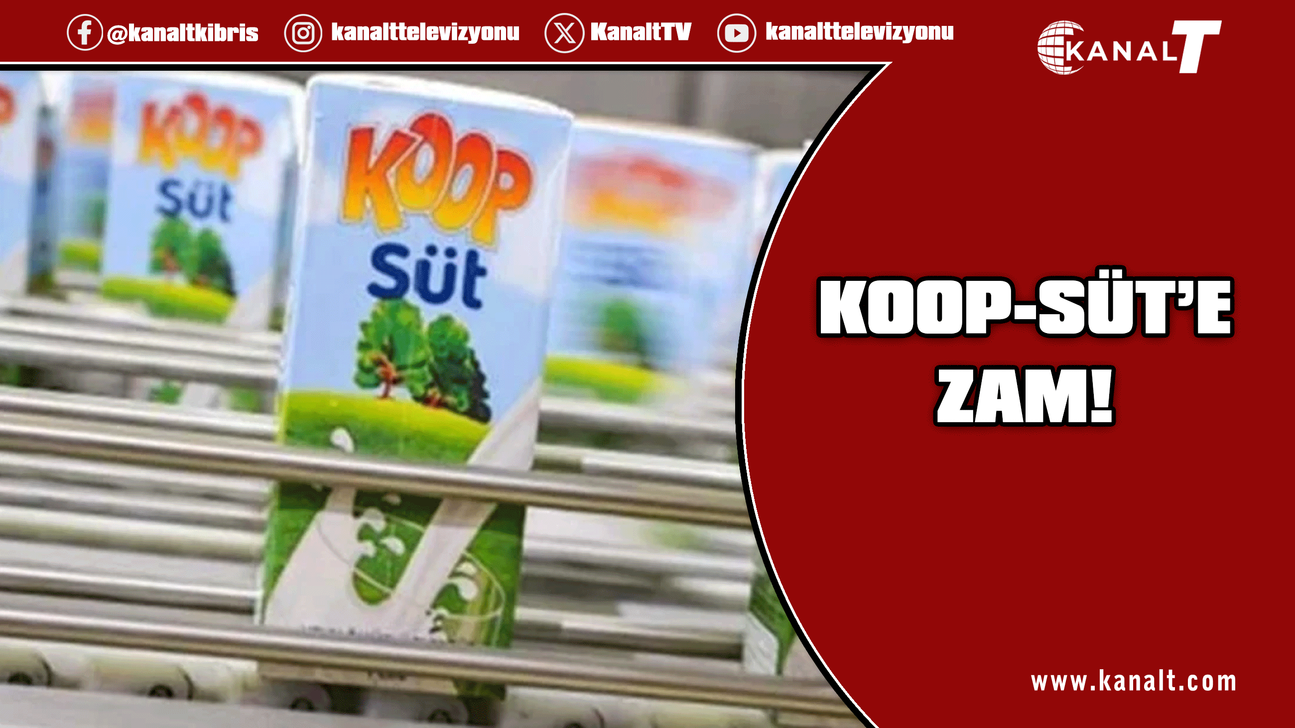 Koop Süt ürünlerine zam: Sütün litresi 60 TL ‘ye yükseldi