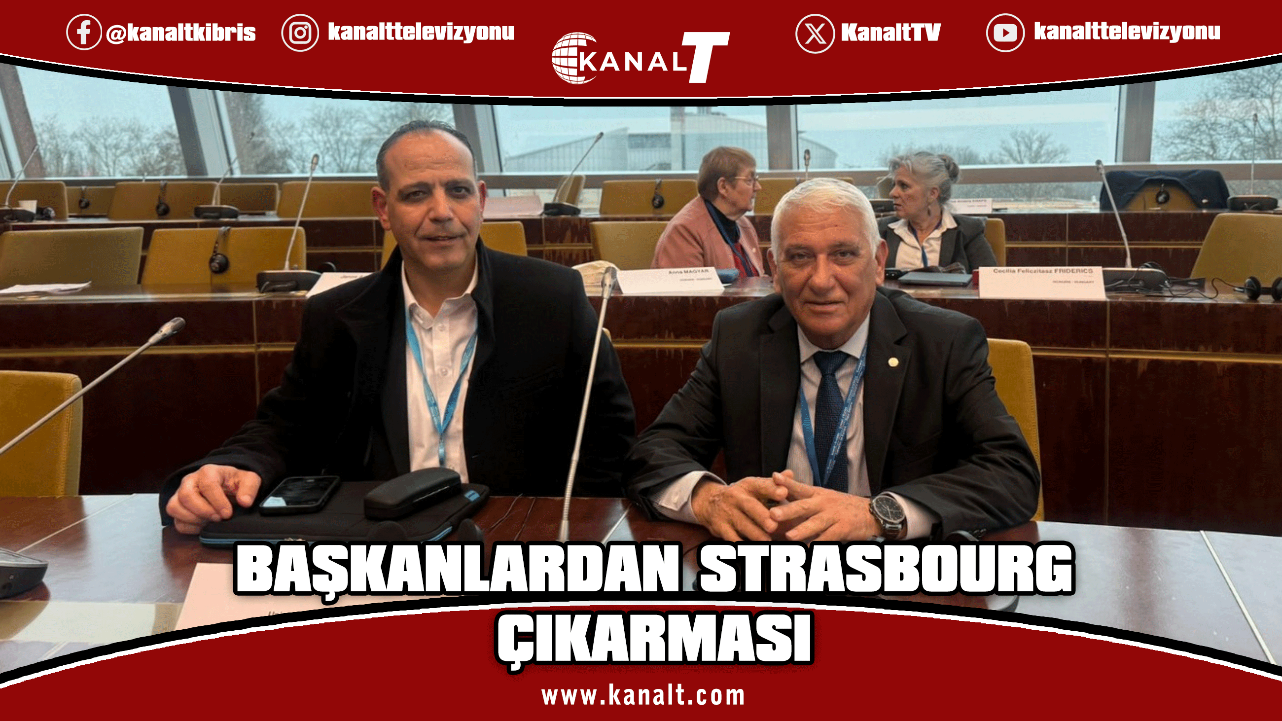 Özçınar ile Harmancı Strasbourg’da toplantıya katıldı