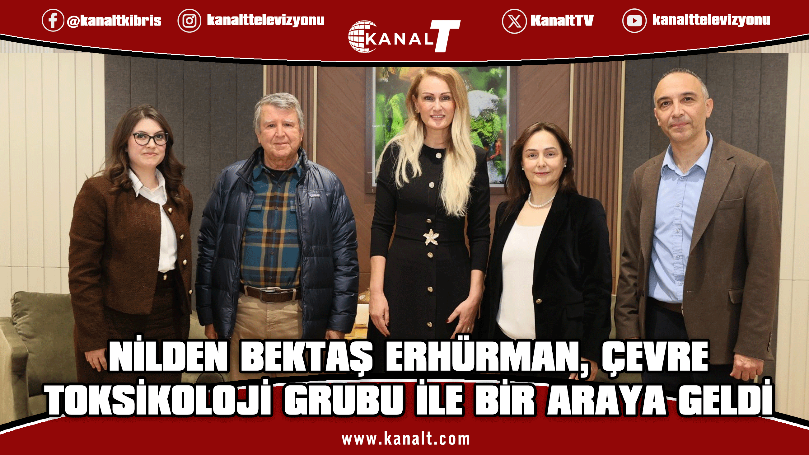 Nilden Bektaş Erhürman, Çevre Toksikoloji Grubu ile bir araya geldi