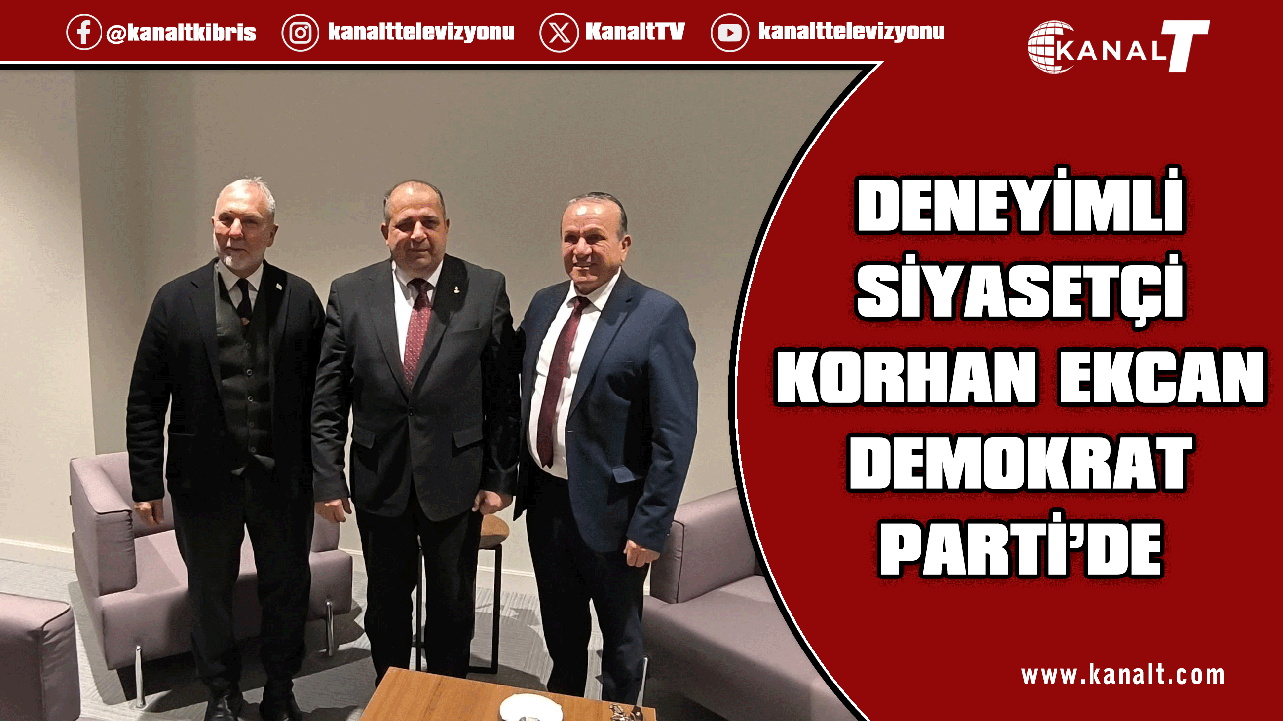Deneyimli Siyasetçi Korhan Ekcan, Demokrat Parti’ye katıldı