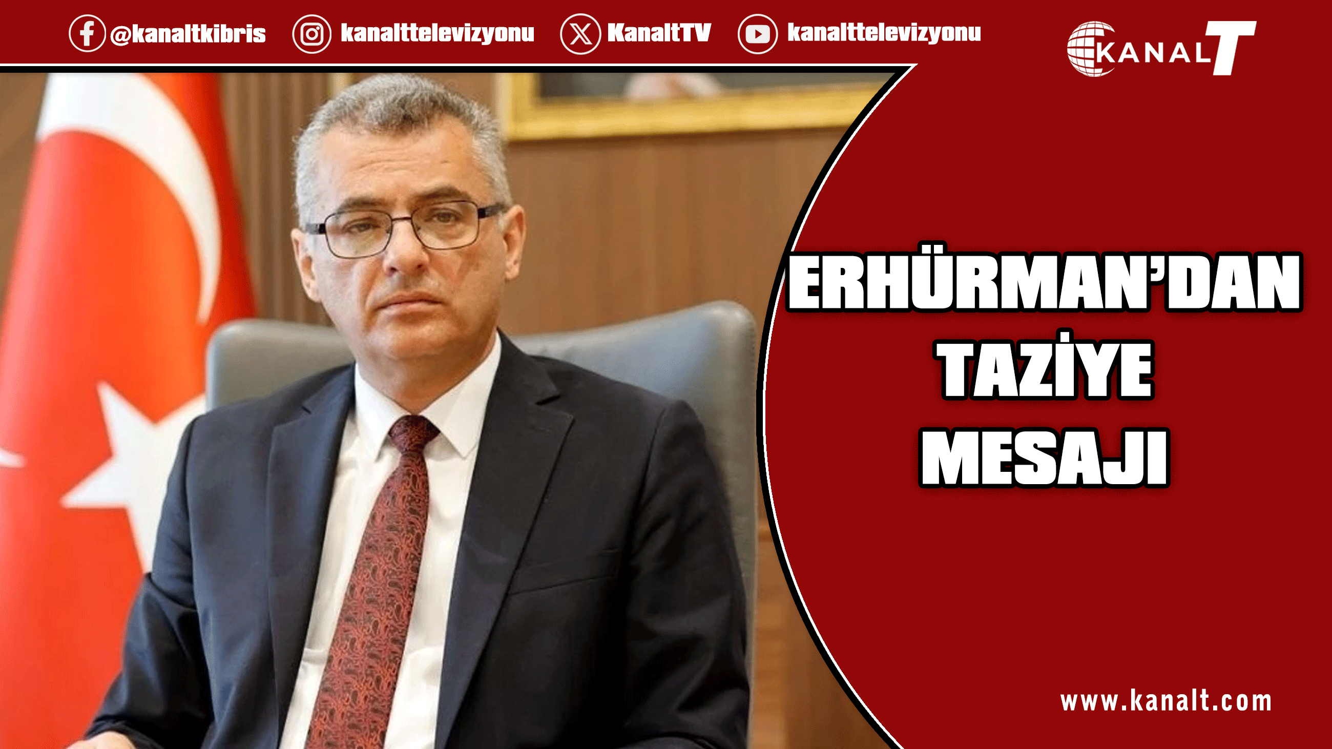 Cumhurbaşkanı Tufan Erhürman F-16 kazasında şehit olan İbrahim Bolat için taziye mesajı yayımladı