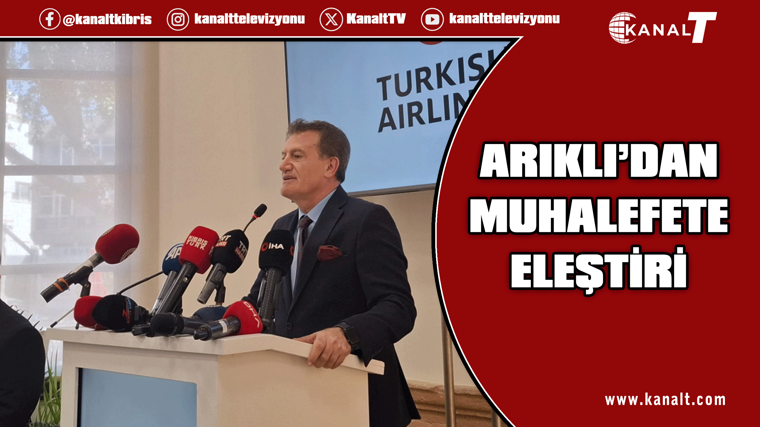 Arıklı: Bu zihniyet KKTC’nin ayaklarına vurulmuş bir prangadır