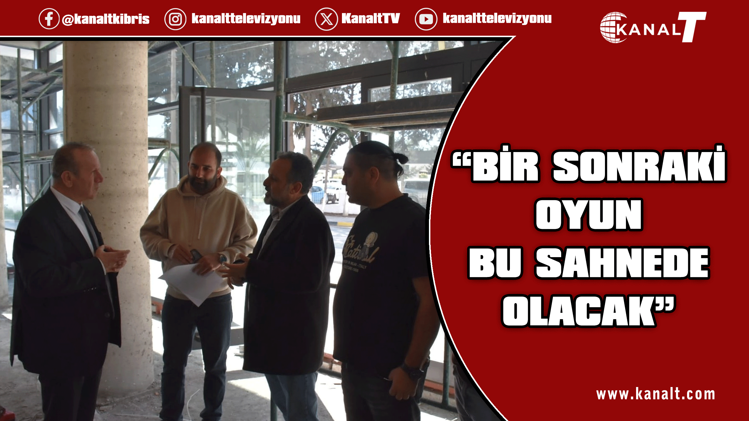 Ataoğlu, yapımı devam eden Devlet Tiyatroları binasını ziyaret ederek incelemelerde bulundu