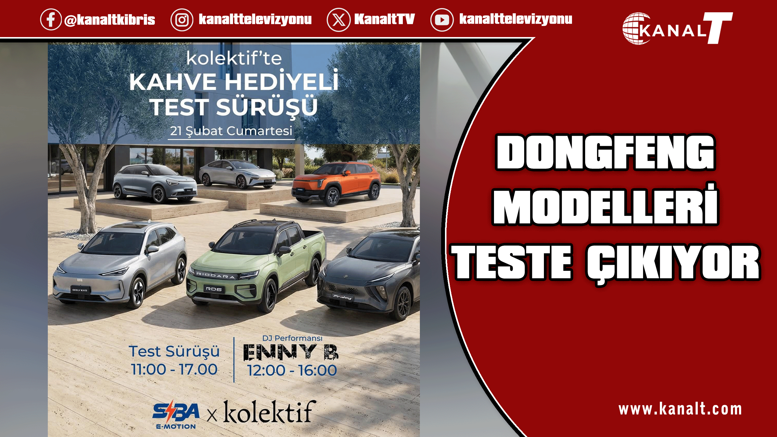 Girne’de Elektrikli Otomobil Rüzgarı: Dongfeng Modelleri Teste Çıkıyor
