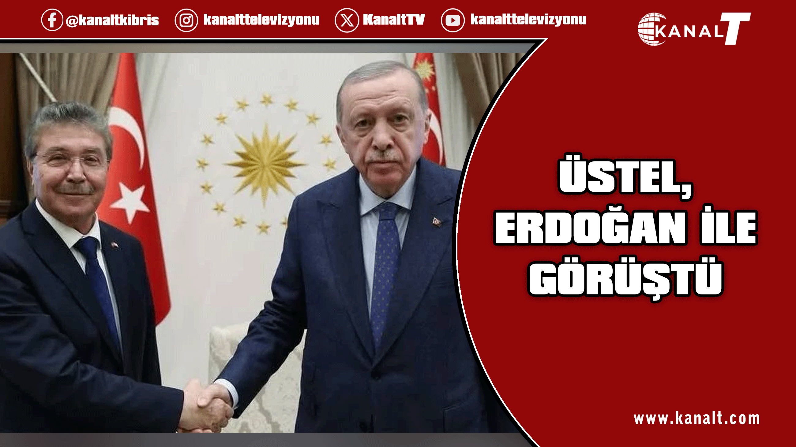 Başbakan Üstel, Recep Tayyip Erdoğan ile görüştü