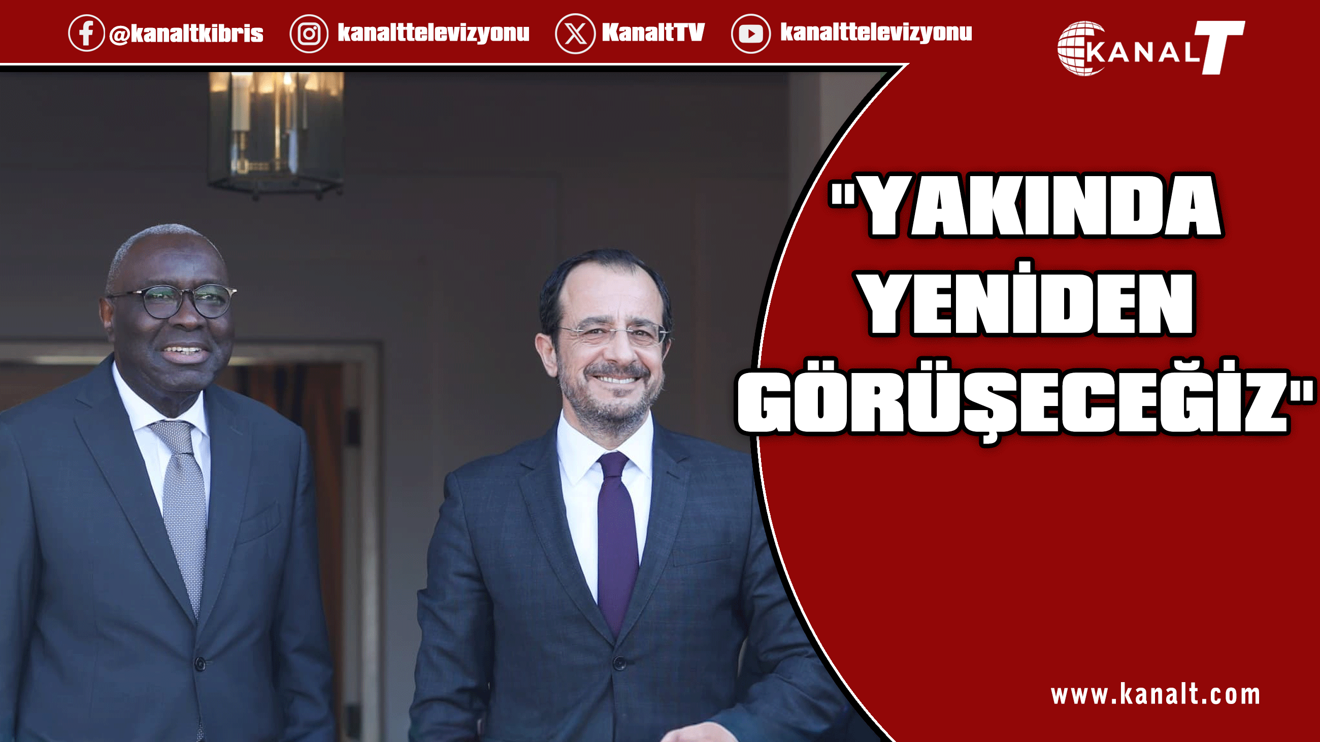 Hristodulidis: Açık ve dürüst bir görüşme gerçekleştirdik