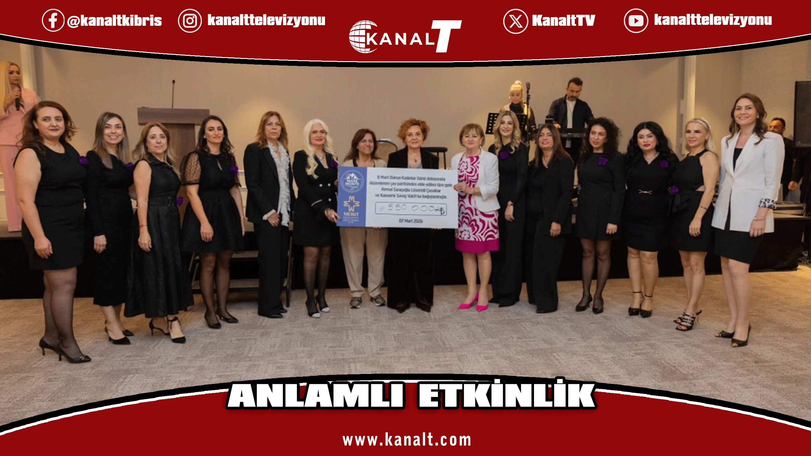 Kadınlar Gününde lösemili çocuklar yararına anlamlı etkinlik