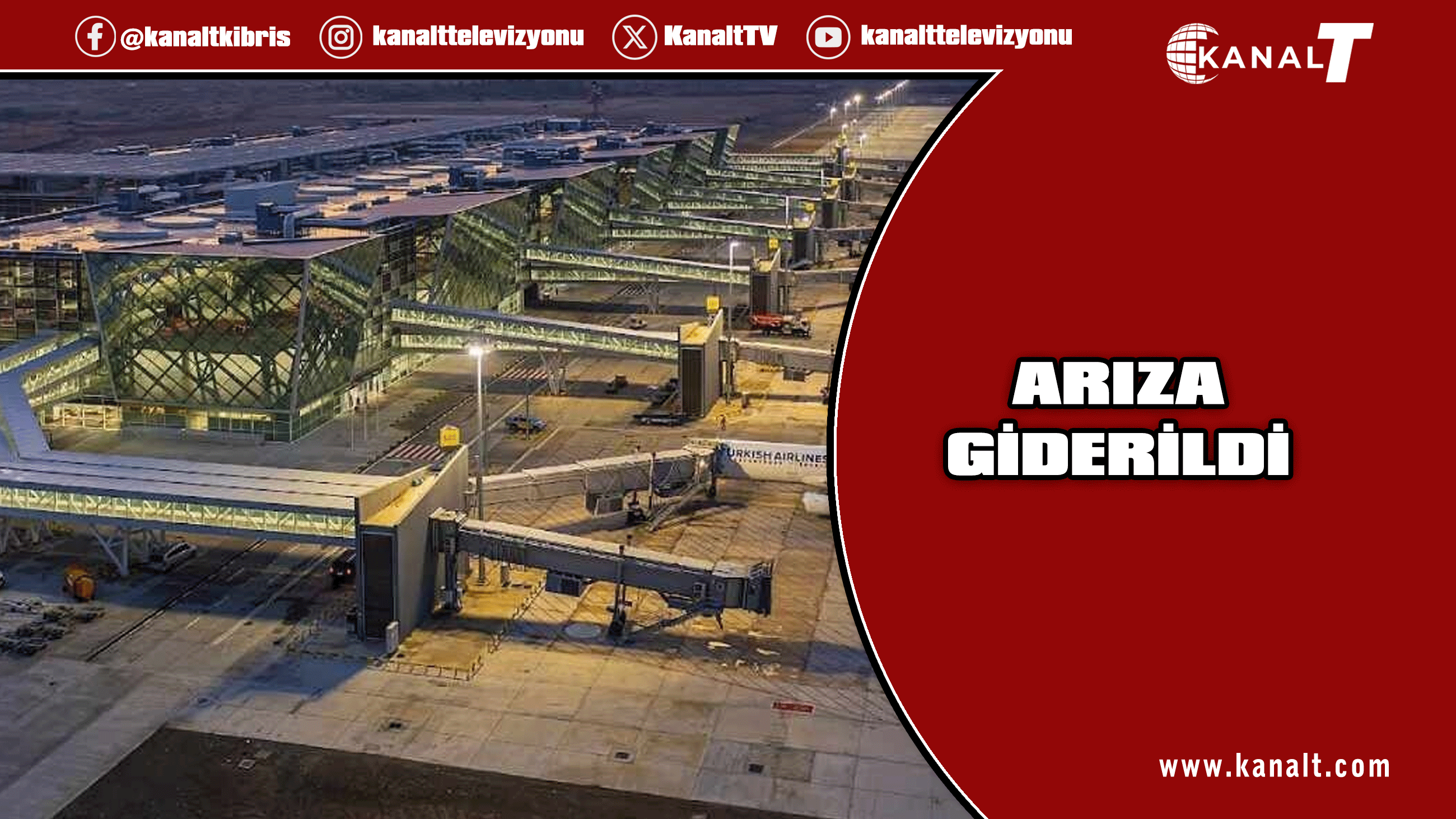 Ercan’daki GPS arızası Antalya-Ercan seferini engelledi