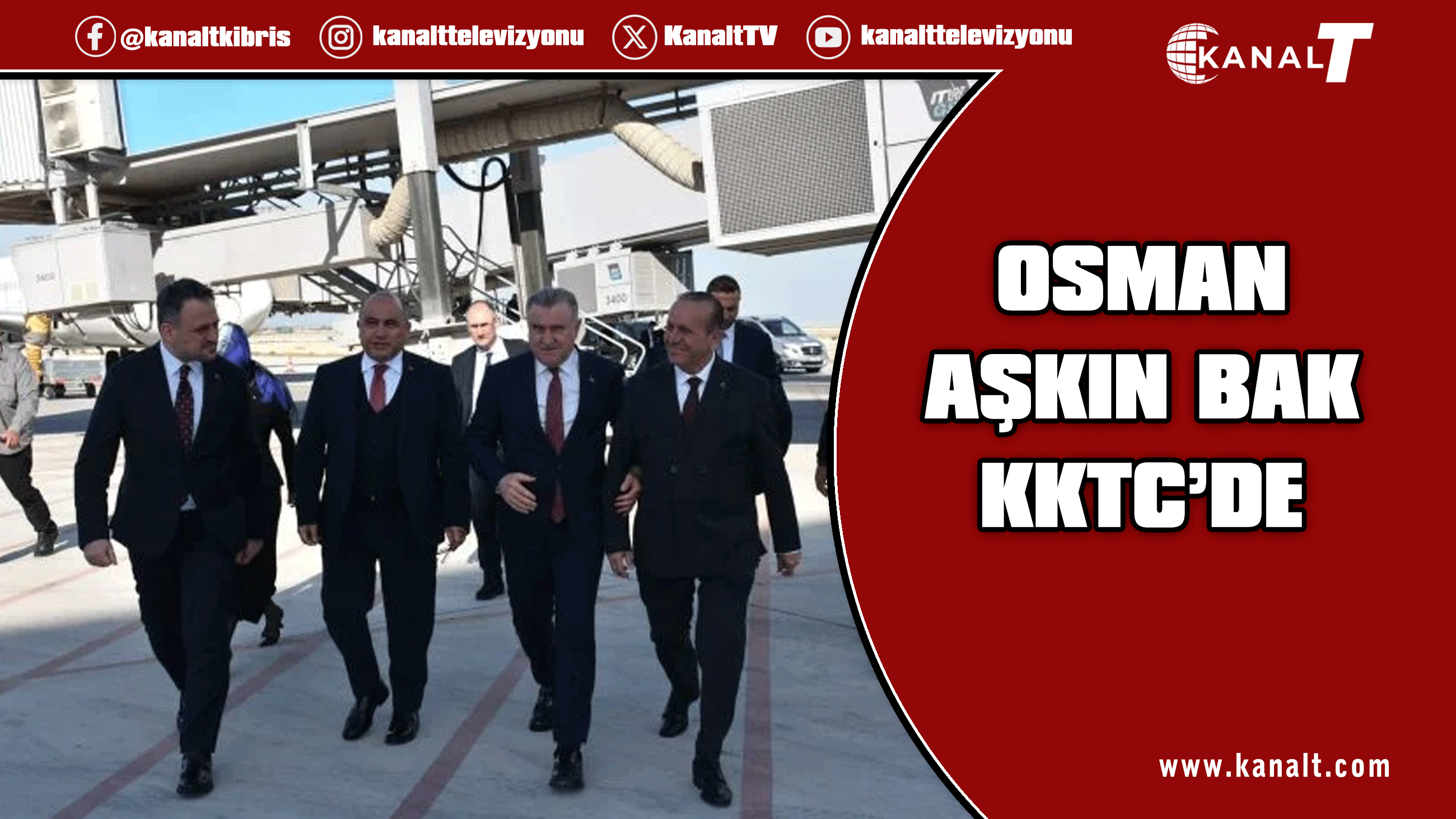Türkiye Gençlik ve Spor Bakanı Osman Aşkın Bak KKTC’de