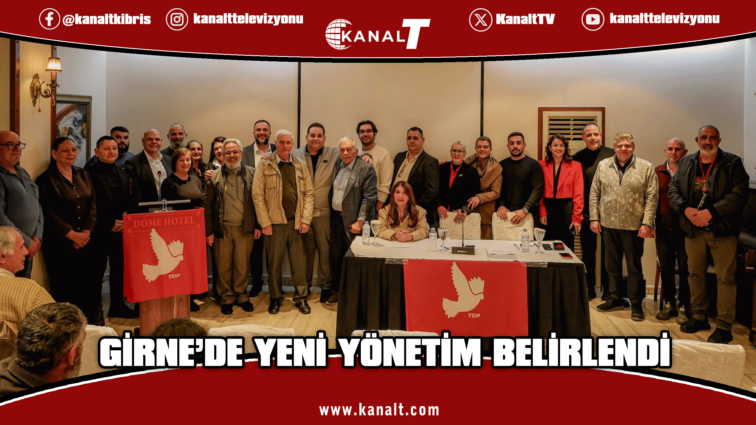 TDP Girne İlçe Başkanlığı'na Mehmet Perçinkardeşler seçildi