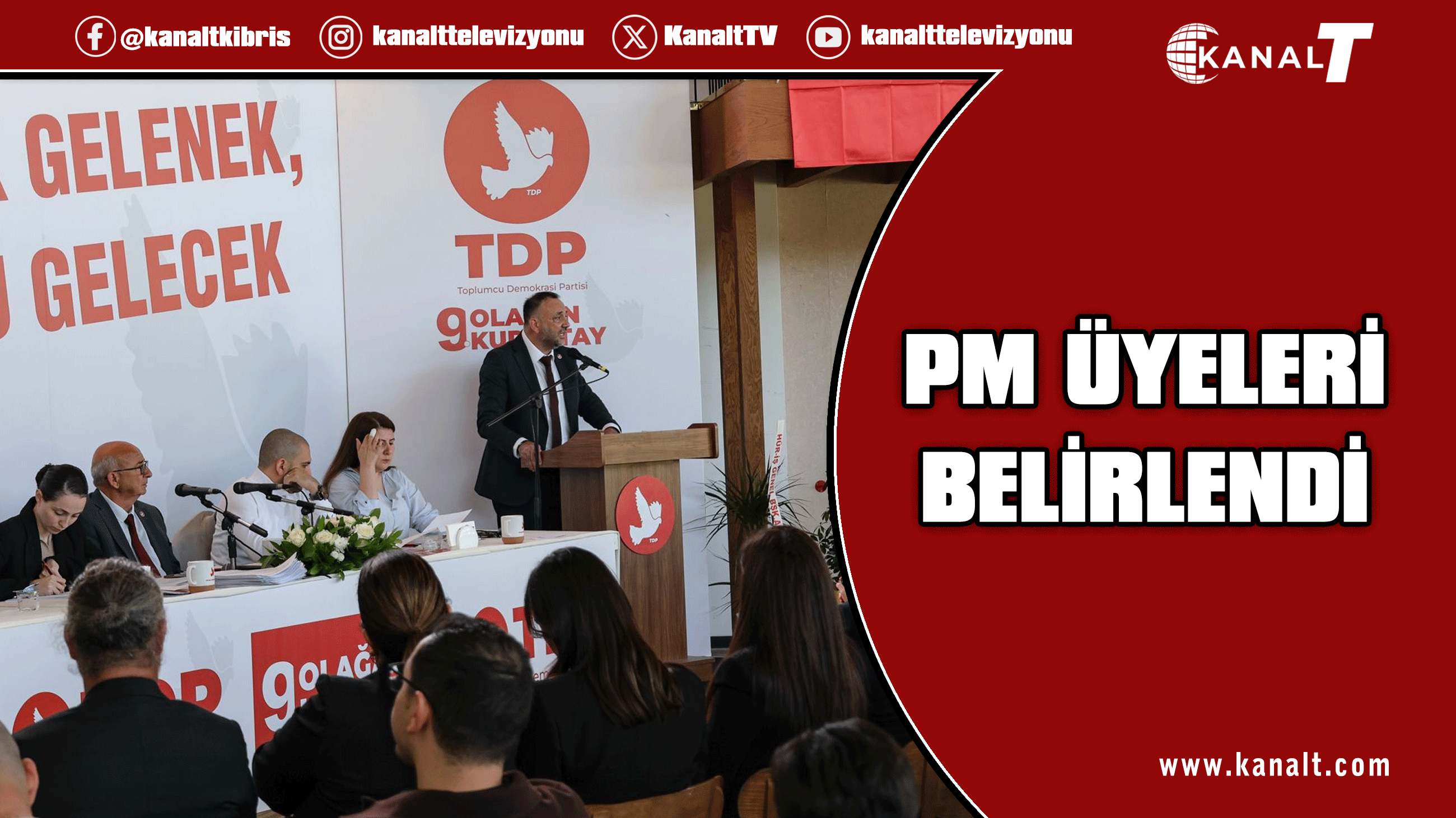 TDP'de yeni parti meclisi üyeleri belli oldu