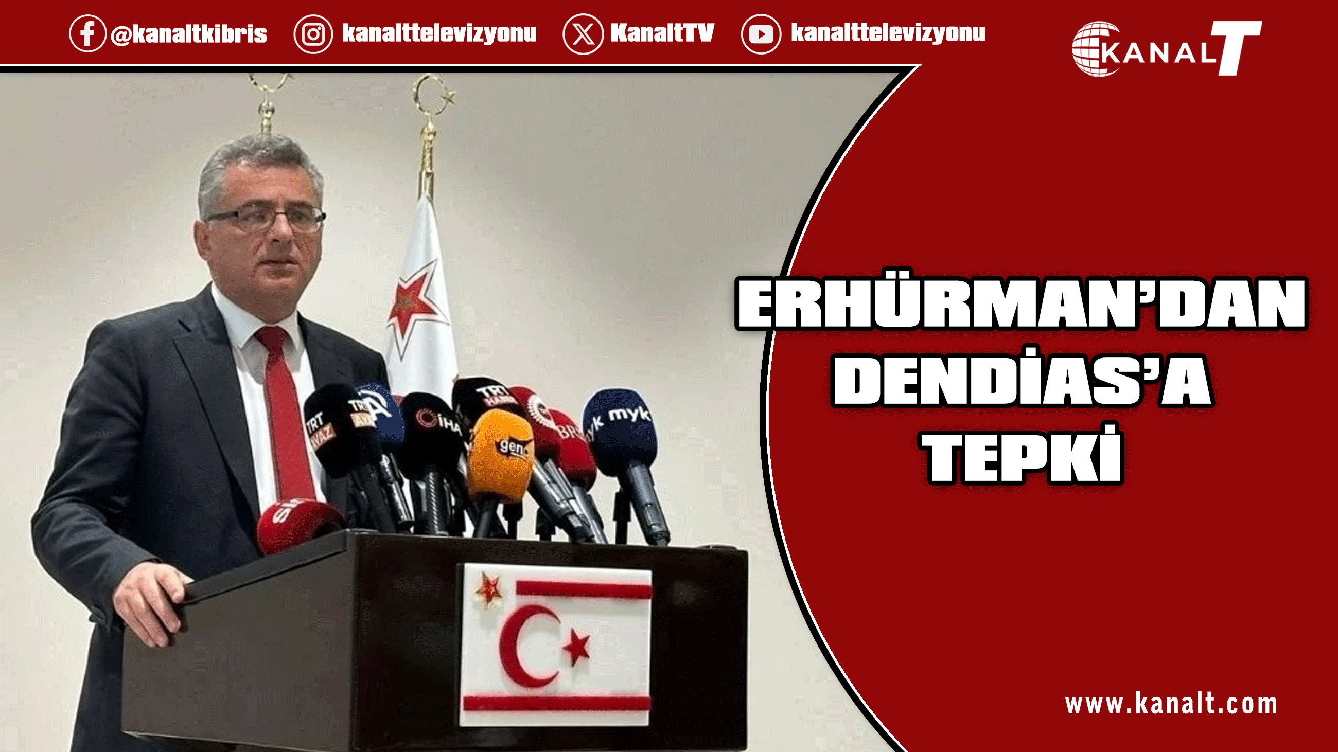 Tufan Erhürman: Dednias'ın açıklamaları sorumluluk duygusu ve ciddiyetle bağdaşmamaktadır
