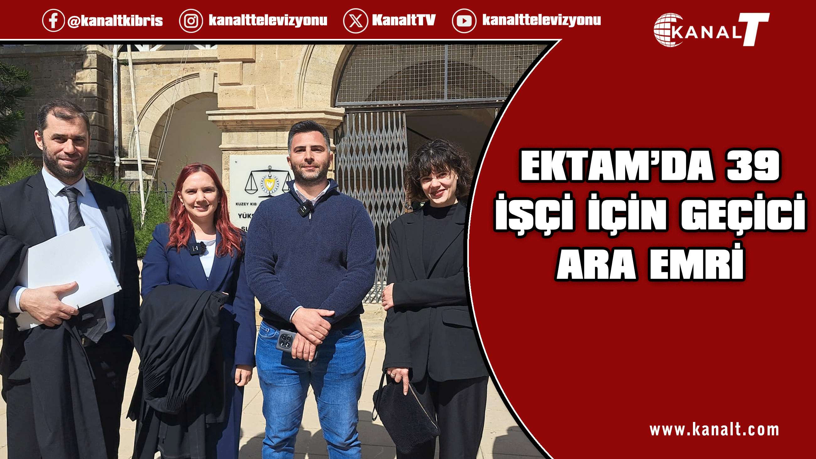 Toplu işten durdurulan 39 EKTAM çalışanı için ara emri alındı