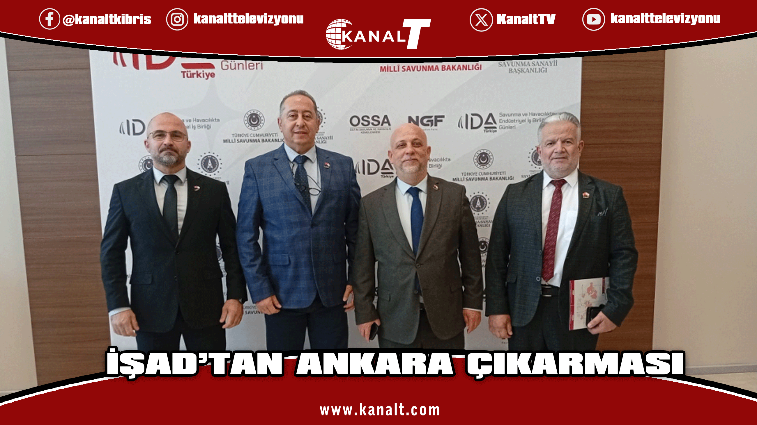 İŞAD Ankara’da düzenlenen, savunma ve havacılıkla ilgili uluslararası organizasyona katıldı
