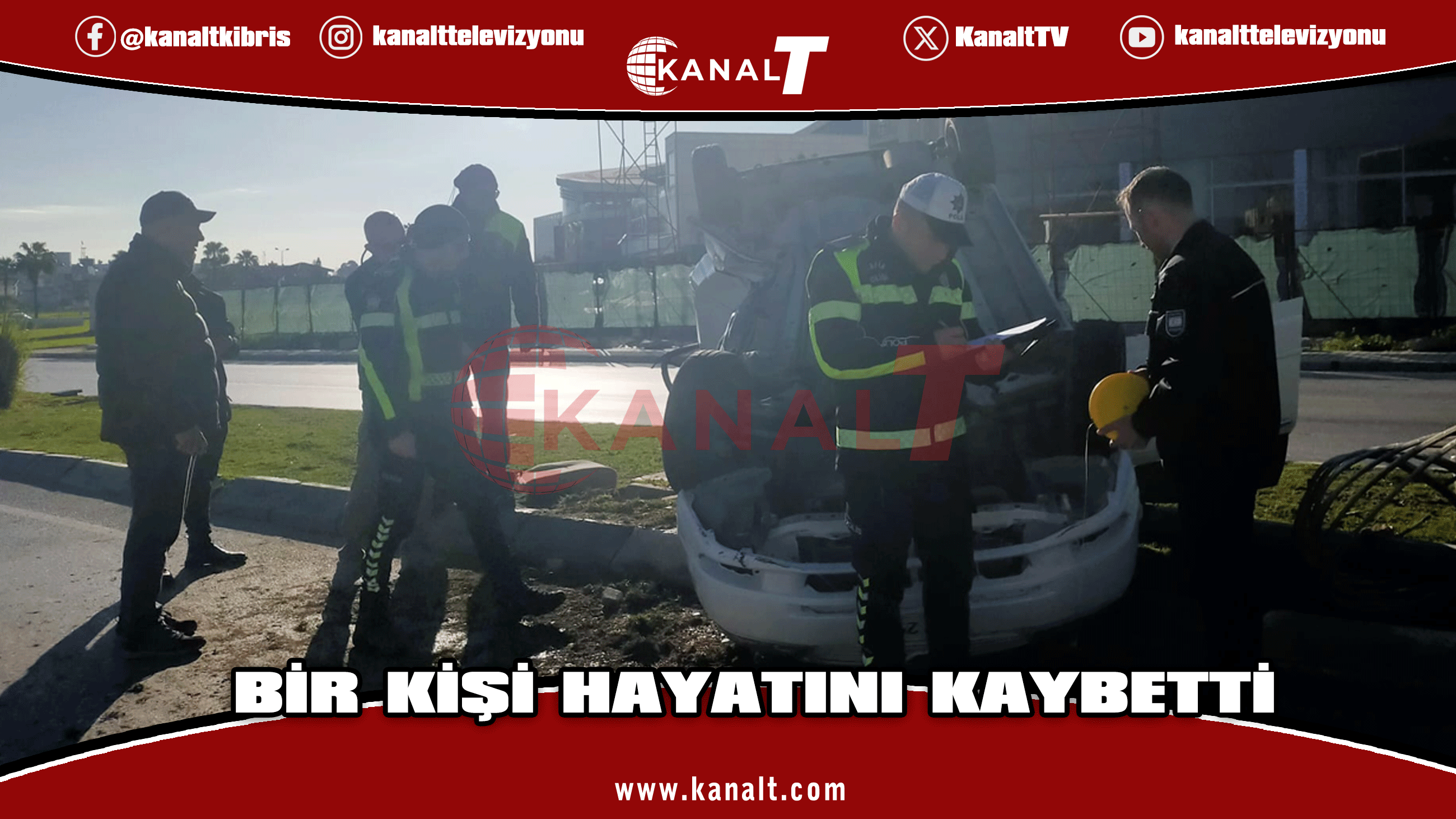 Gönyeli Çemberi'nde feci kaza: 1 kişi hayatını kaybetti