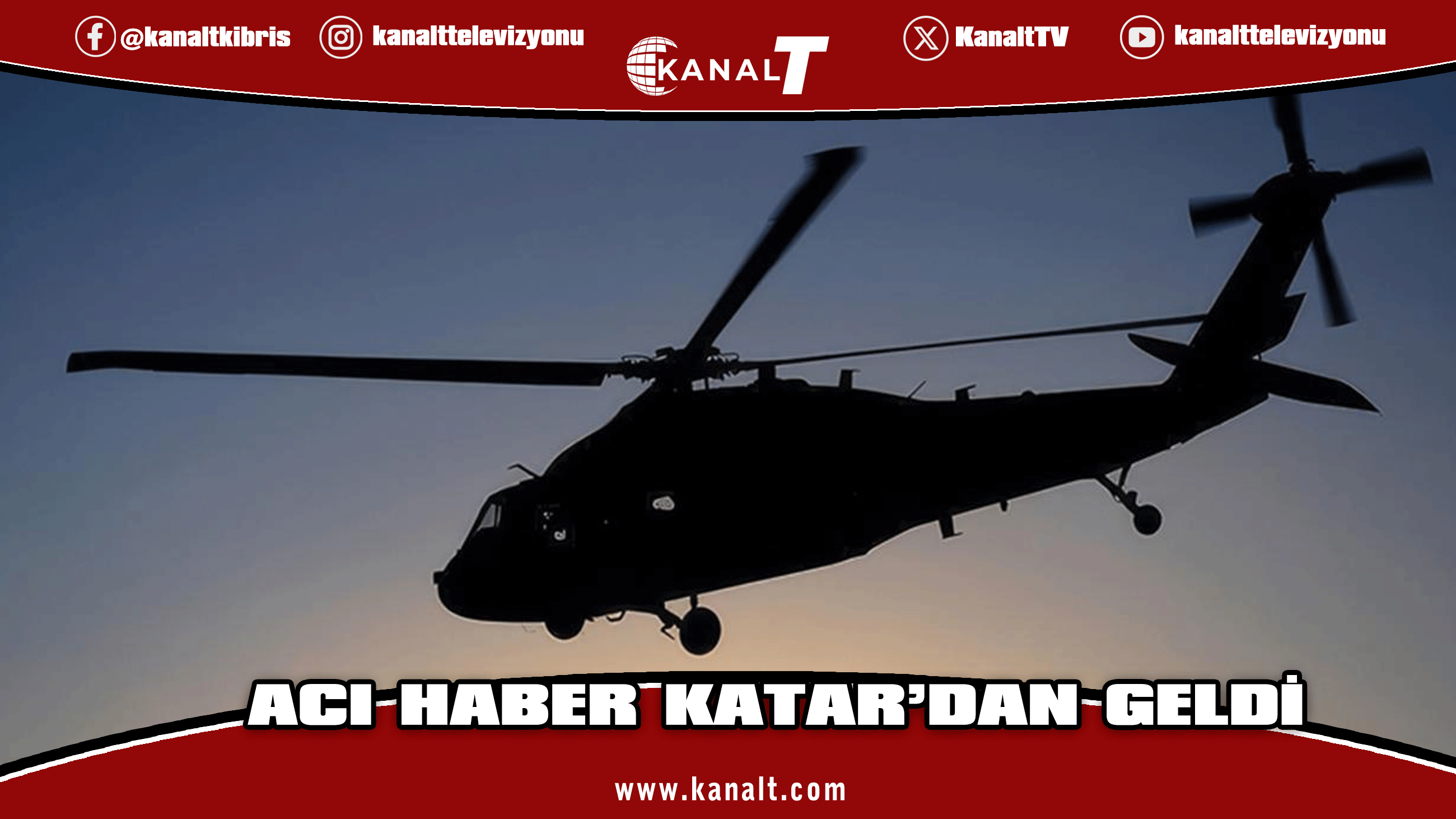 Katar'da helikopter düştü: Bir TSK personeli ve iki ASELSAN teknisyeni şehit