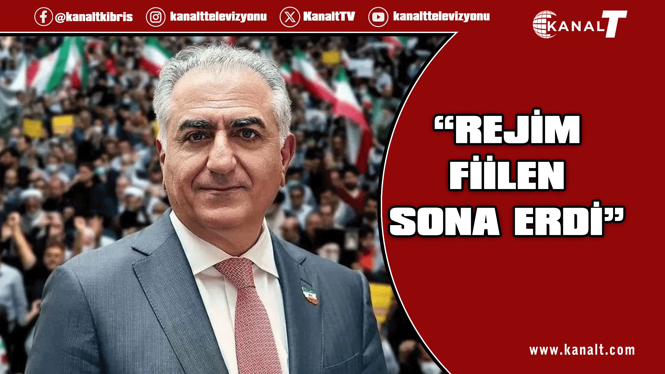 Devrik İran Şahı Rıza Pehlevi: Hamaney’in ölümüyle İran rejimi fiilen sona erdi