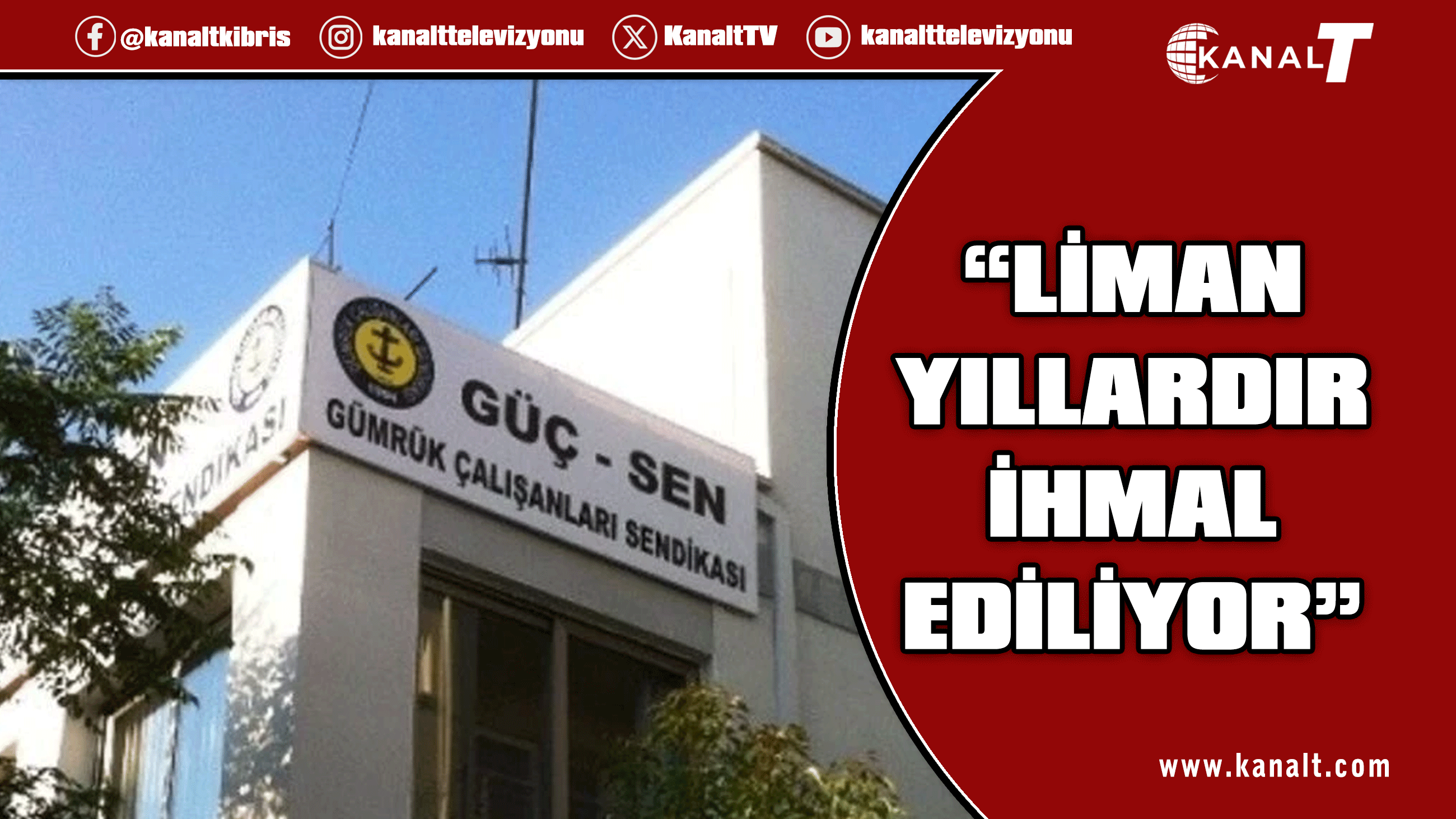 GÜÇ-SEN, yarın Gazimağusa Gümrük Dairesi’nden, Liman Başkanlığı önüne yürüyüş düzenleyecek