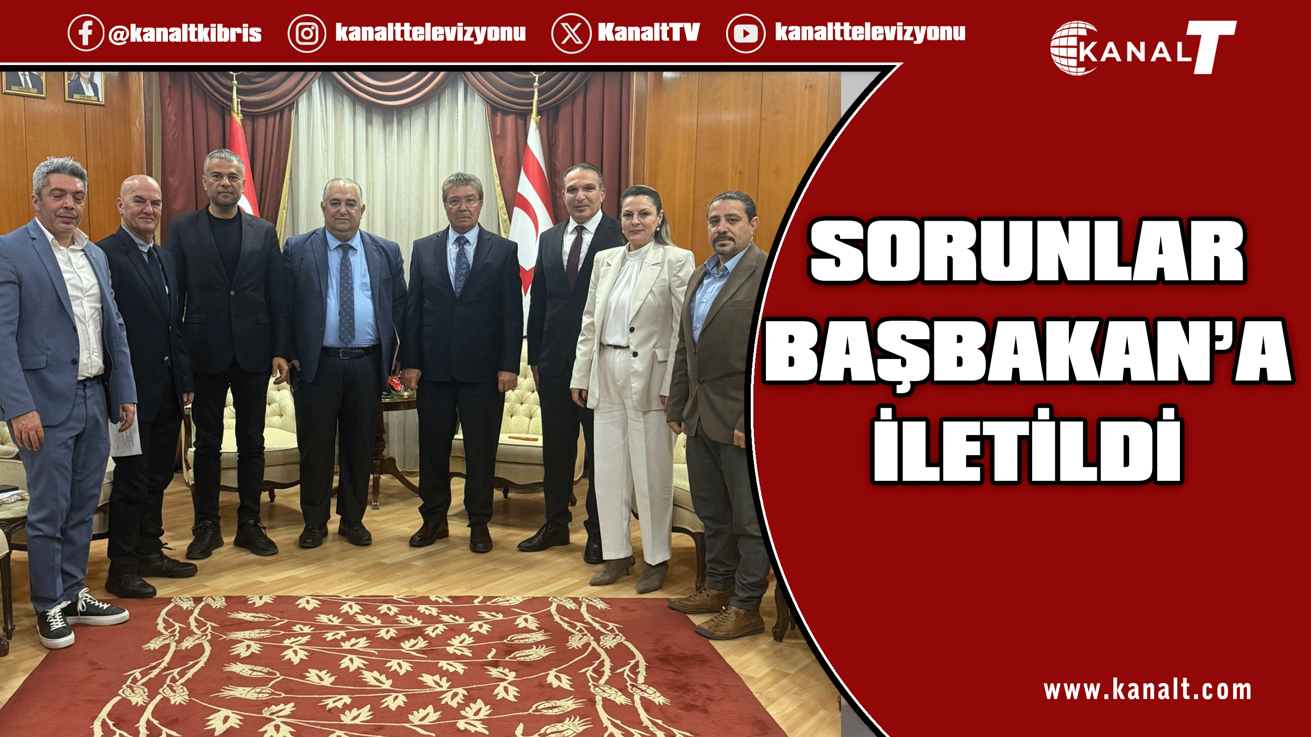 Uyduda yayın yapan TV temsilcileri Üstel'i ziyaret etti