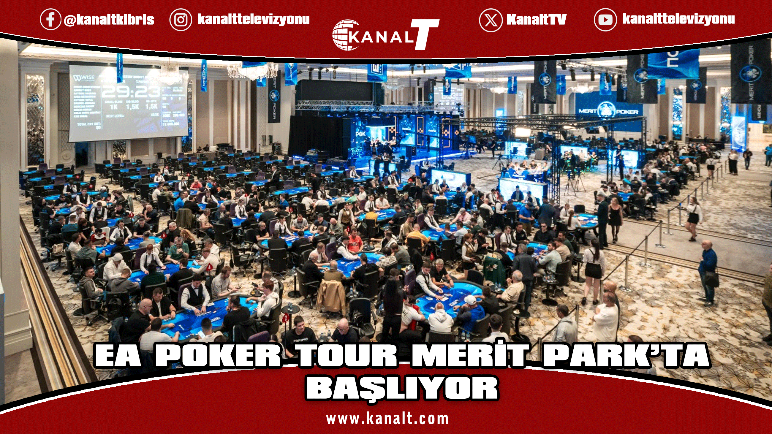 Sezonun erken döneminde büyük ilgi: EA Poker Tour Merit Park’ta başlıyor