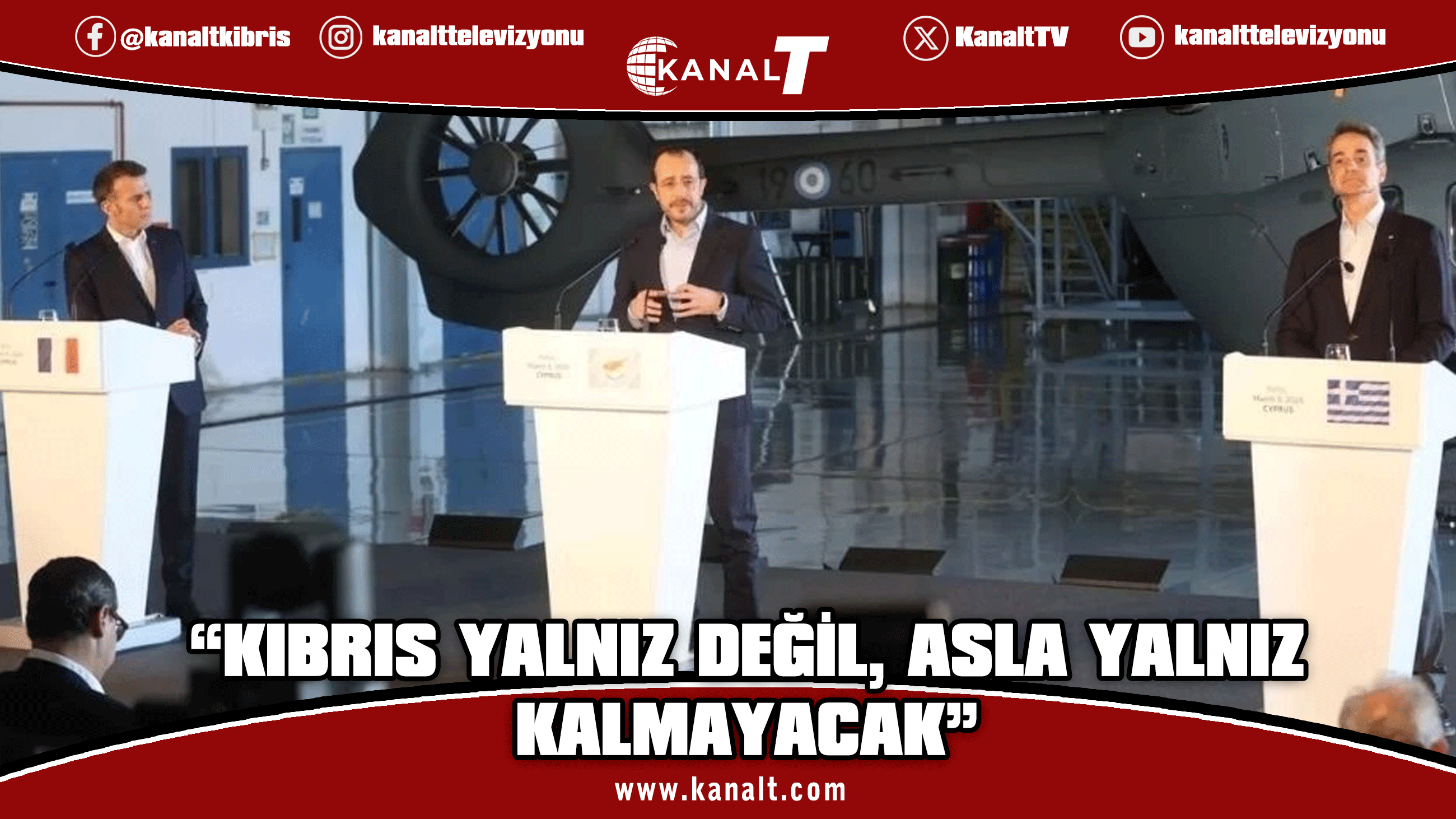 Macron, Miçotakis ve Hristodulidis'ten ortak mesaj