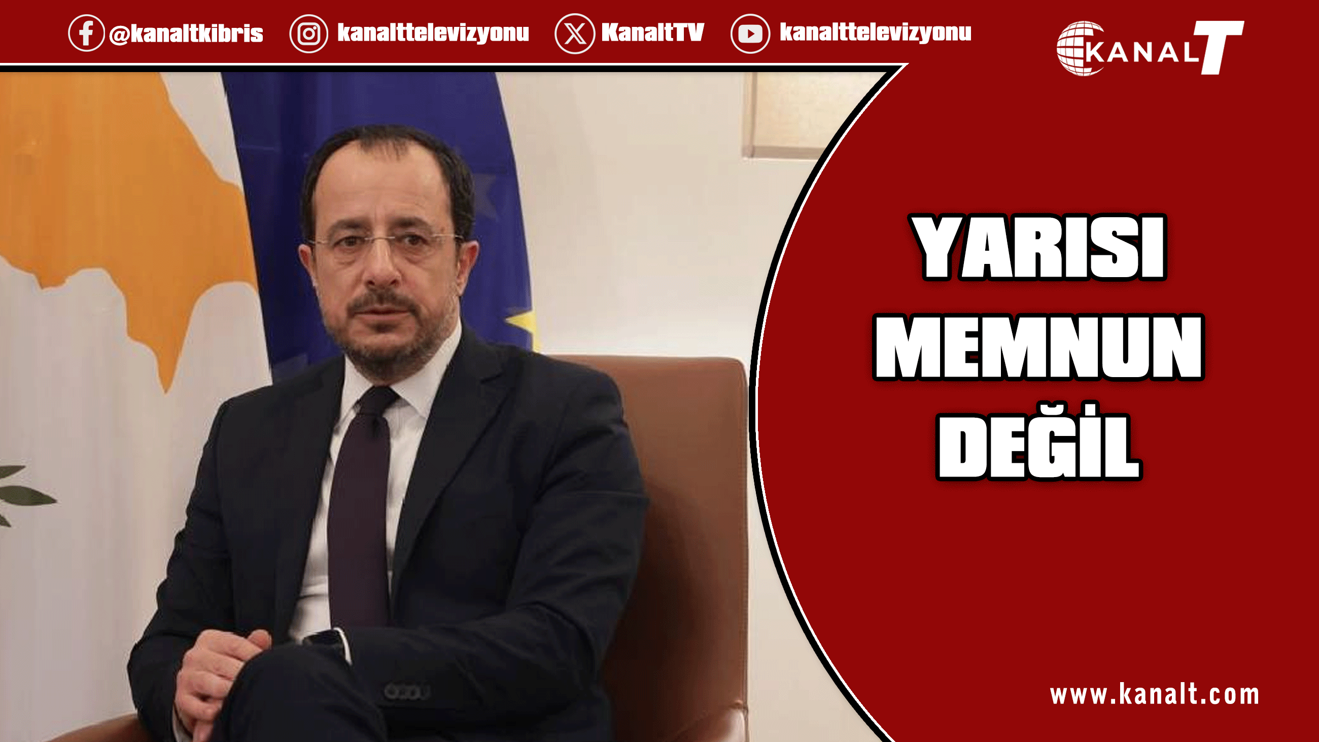 Güney Kıbrıs'ta anket: Kıbrıslı Rumların yarısı Hristodulidis’ten memnun değil