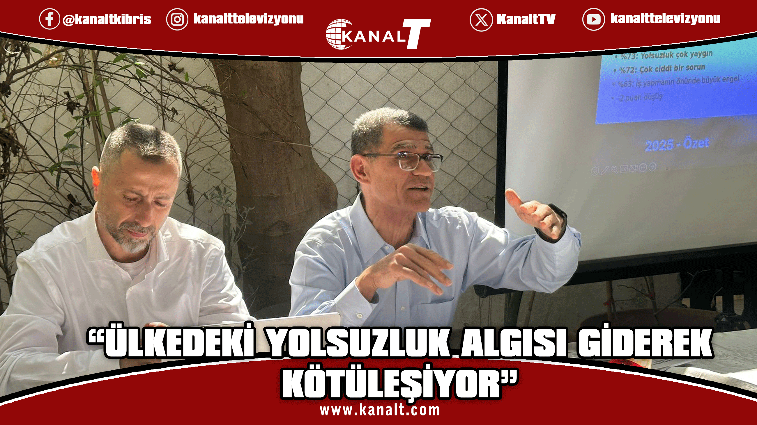 Kuzey Kıbrıs’ta Yolsuzluk Algısı Raporu 2025 Açıklandı