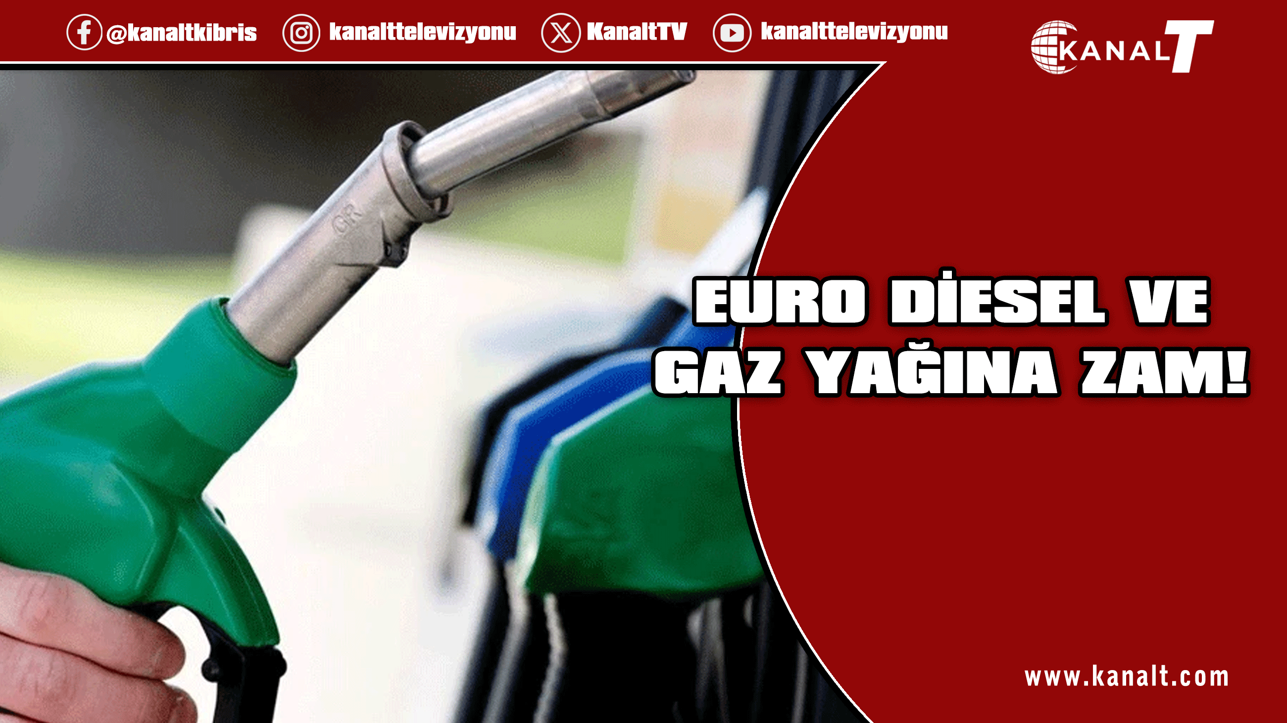 Euro Diesel ve gaz yağına zam!