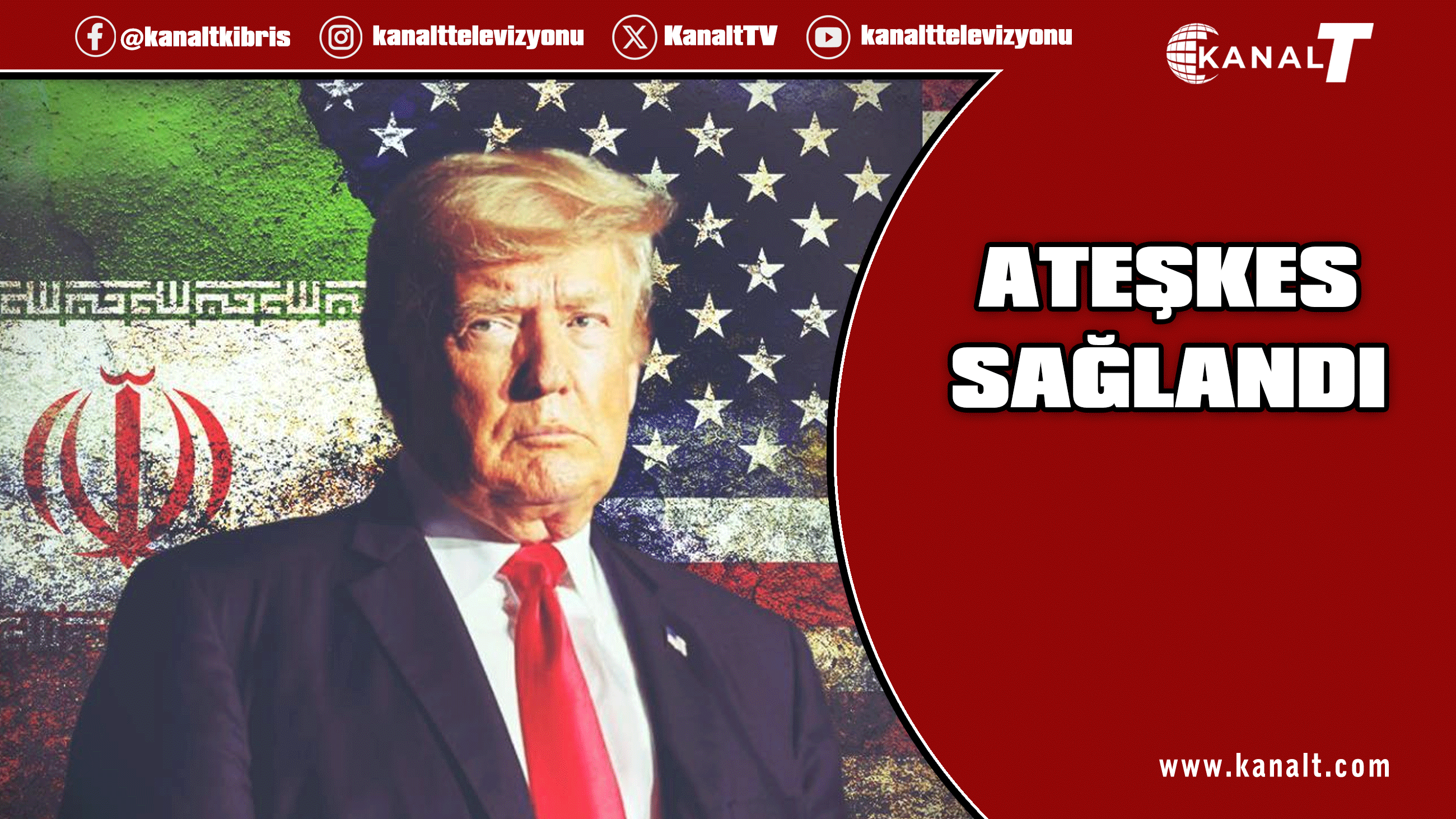 Trump: 2 haftalık ateşkesi kabul ediyorum