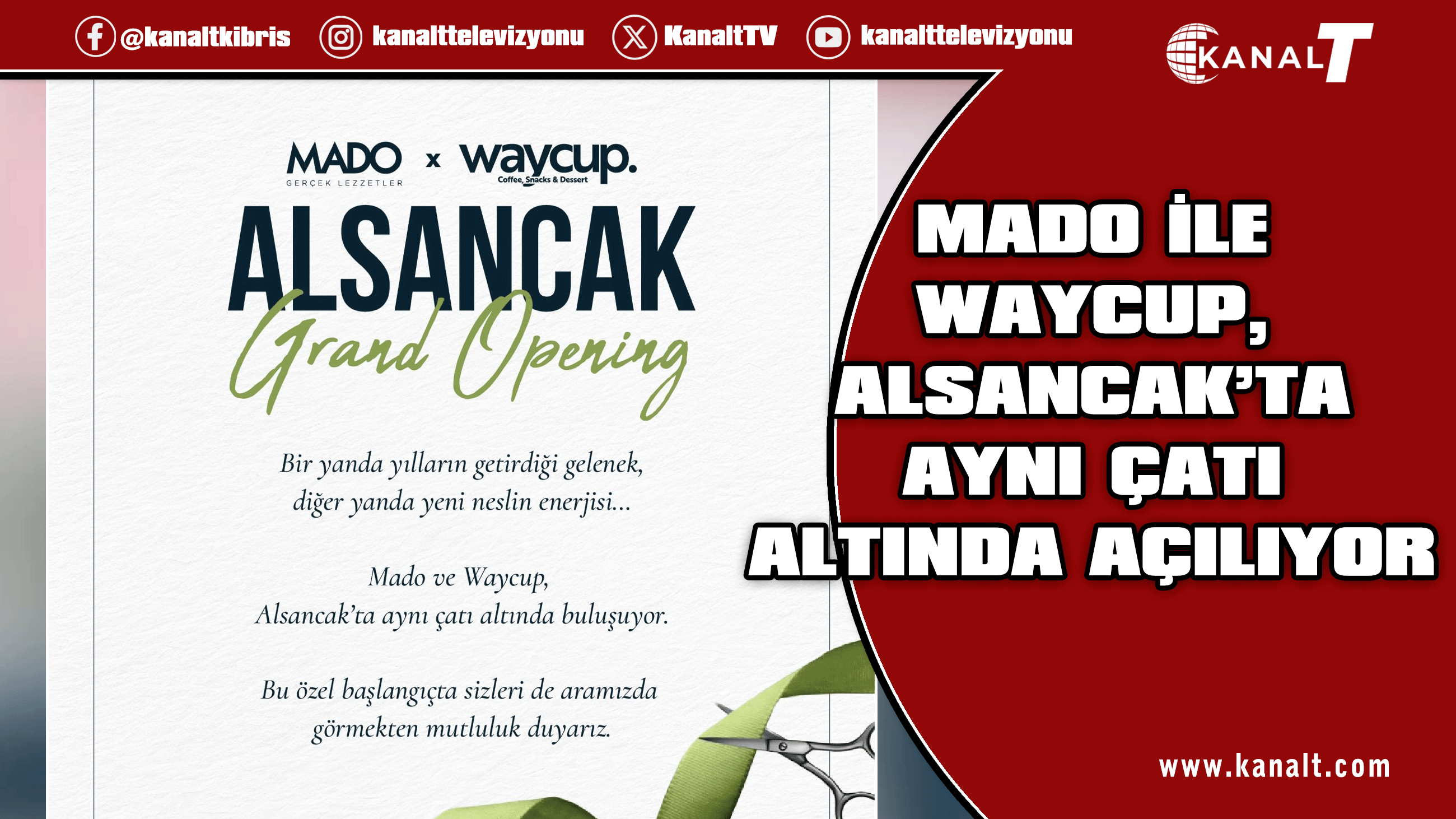 Mado ile Waycup, Alsancak’ta aynı çatı altında açılıyor