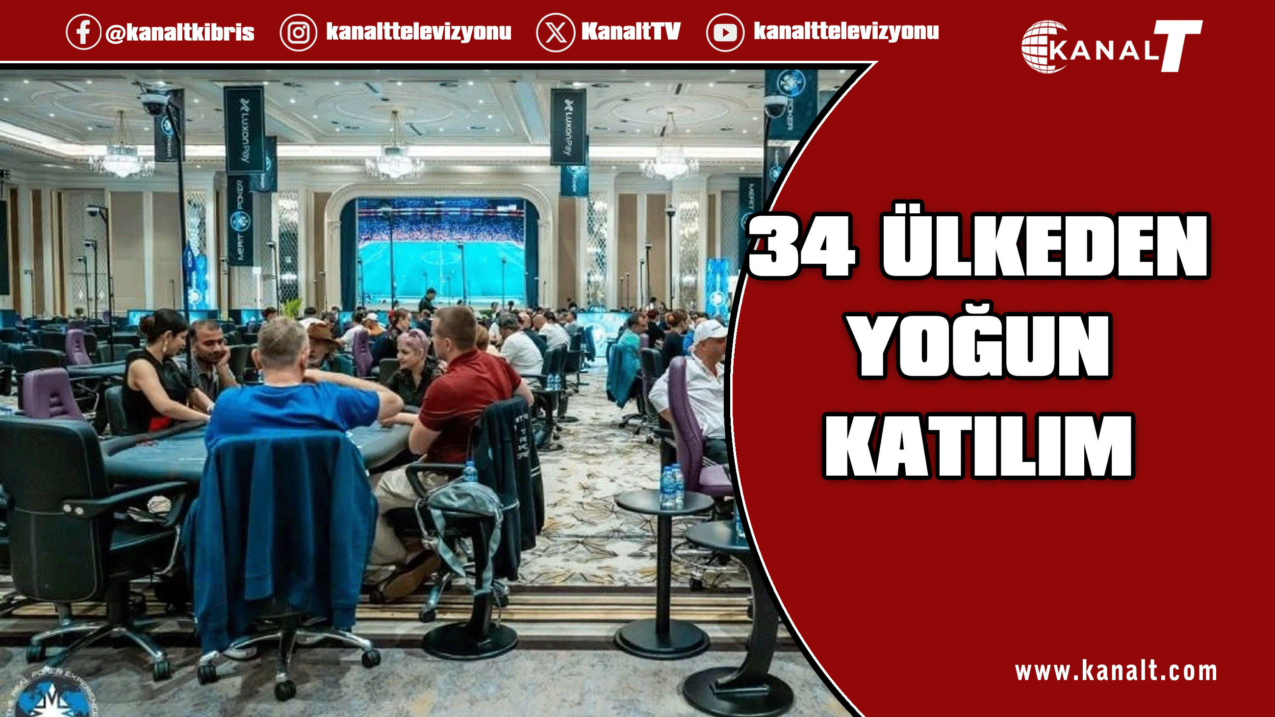 Merit Poker Classic’e 34 Ülkeden Yoğun Katılım