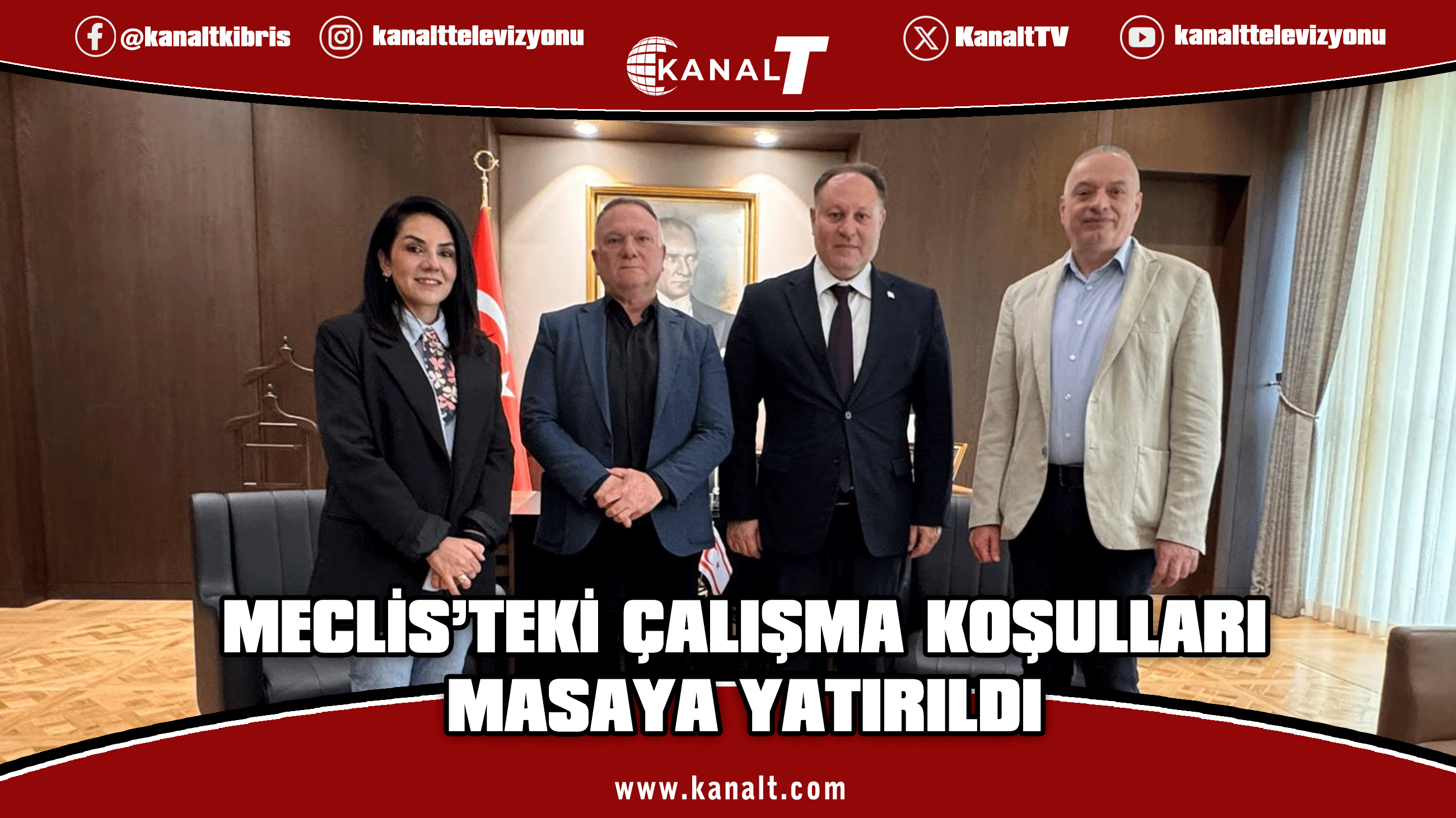 KTGB Meclis Başkanı Öztürkler’i ziyaret etti