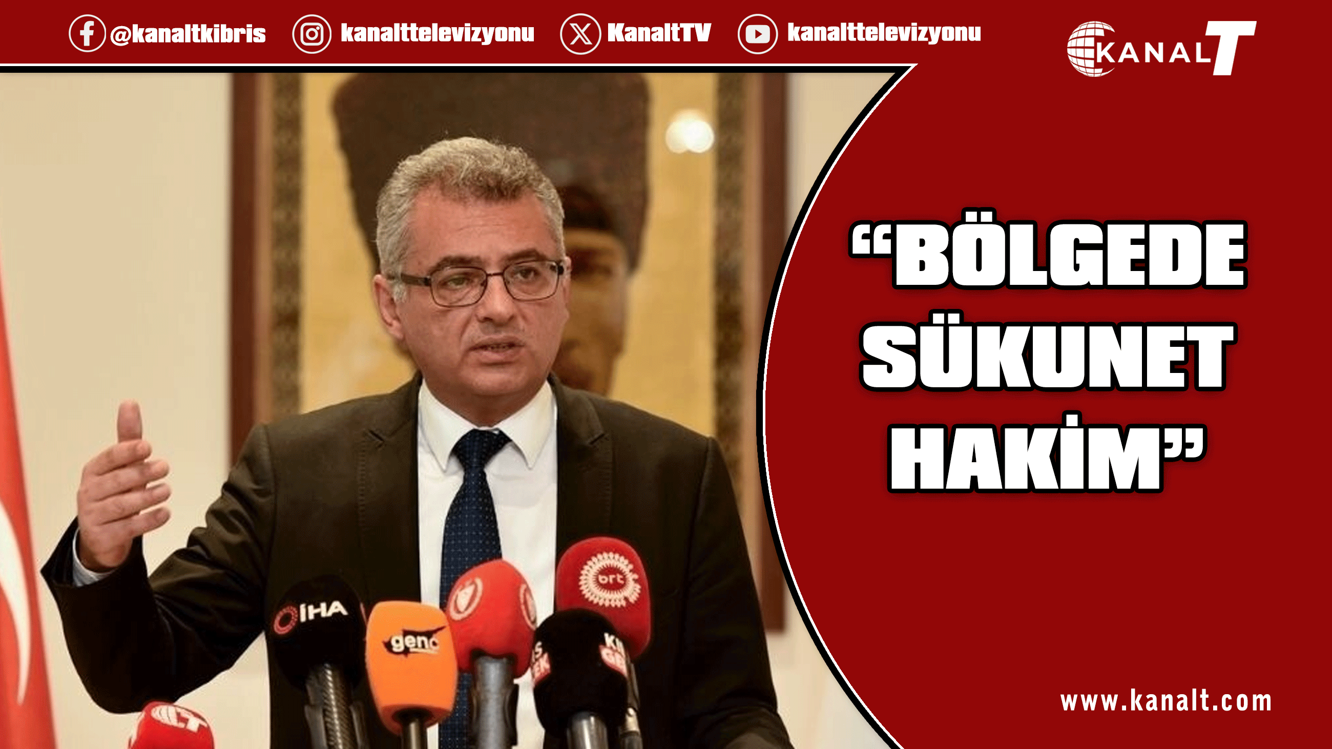 Erhürman: Çayhan Düzü bölgesinde bugün itibarıyla sükunet hakim