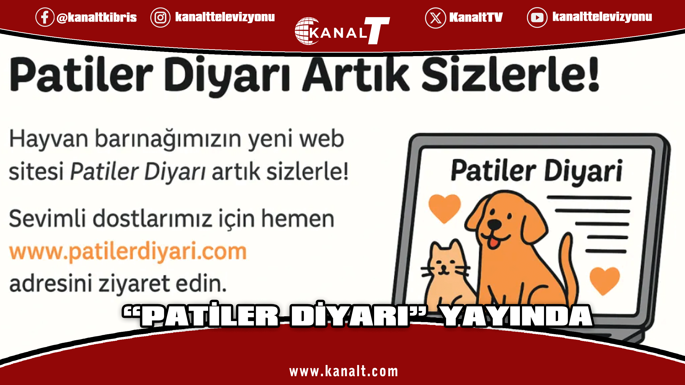 Gönyeli-Alayköy Belediyesi’nden örnek proje: “Patiler Diyarı” web sitesi yayında