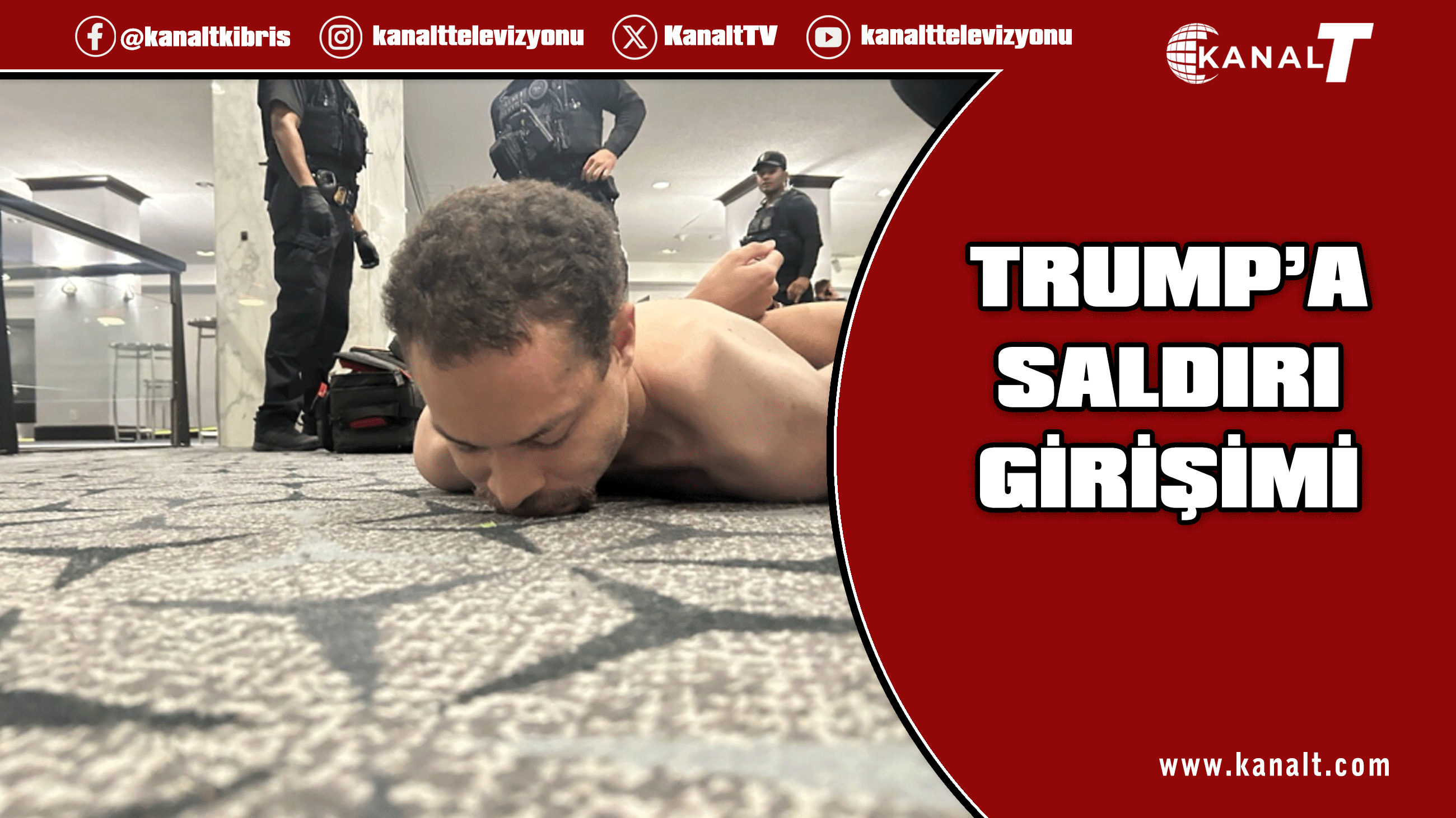 ABD Başkanı Trump'ın katıldığı programda silah sesleri