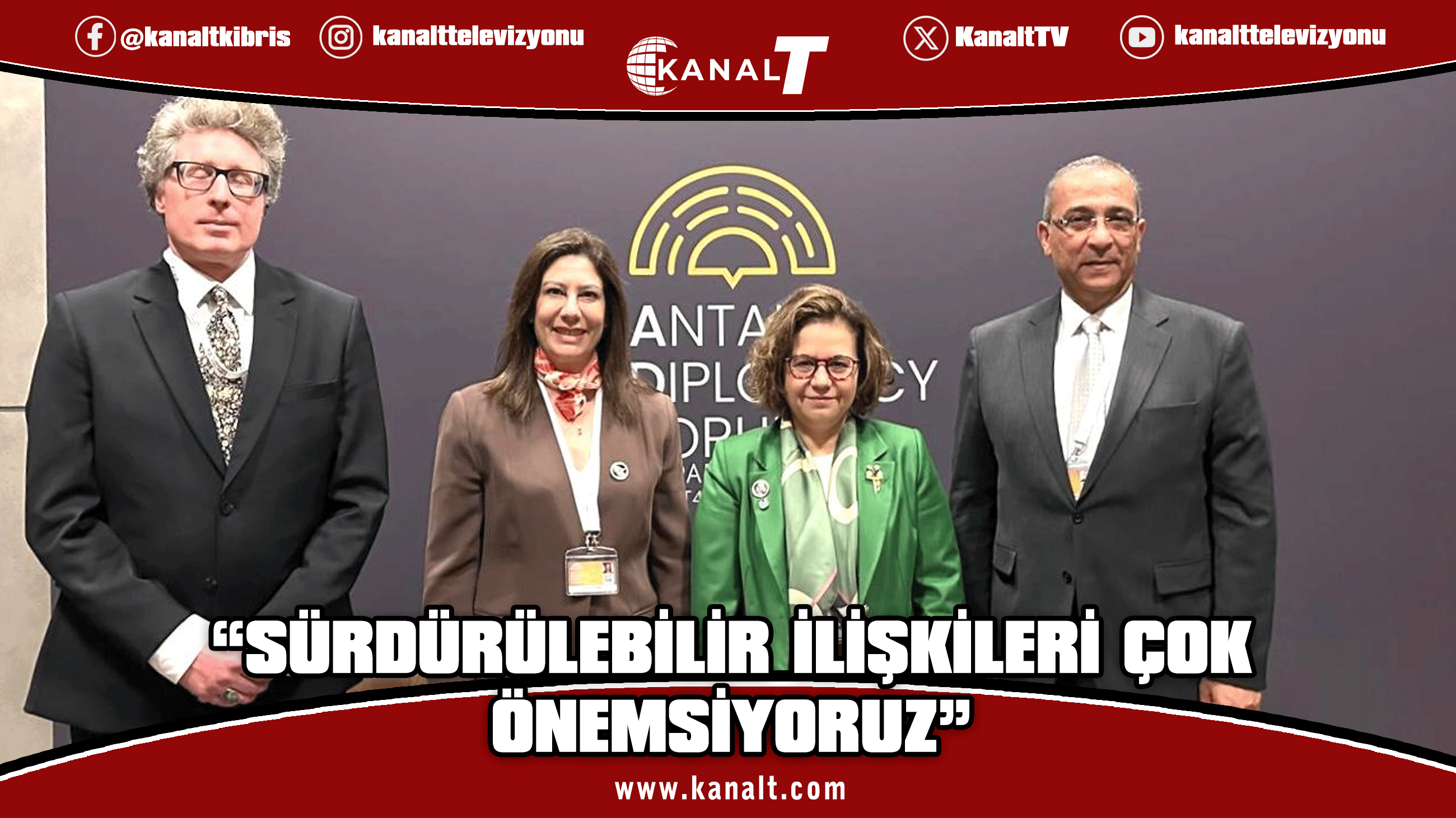 İncirli, T.C. Dışişleri Bakan Yardımcısı Ayşe Berris Ekinci ile görüştü