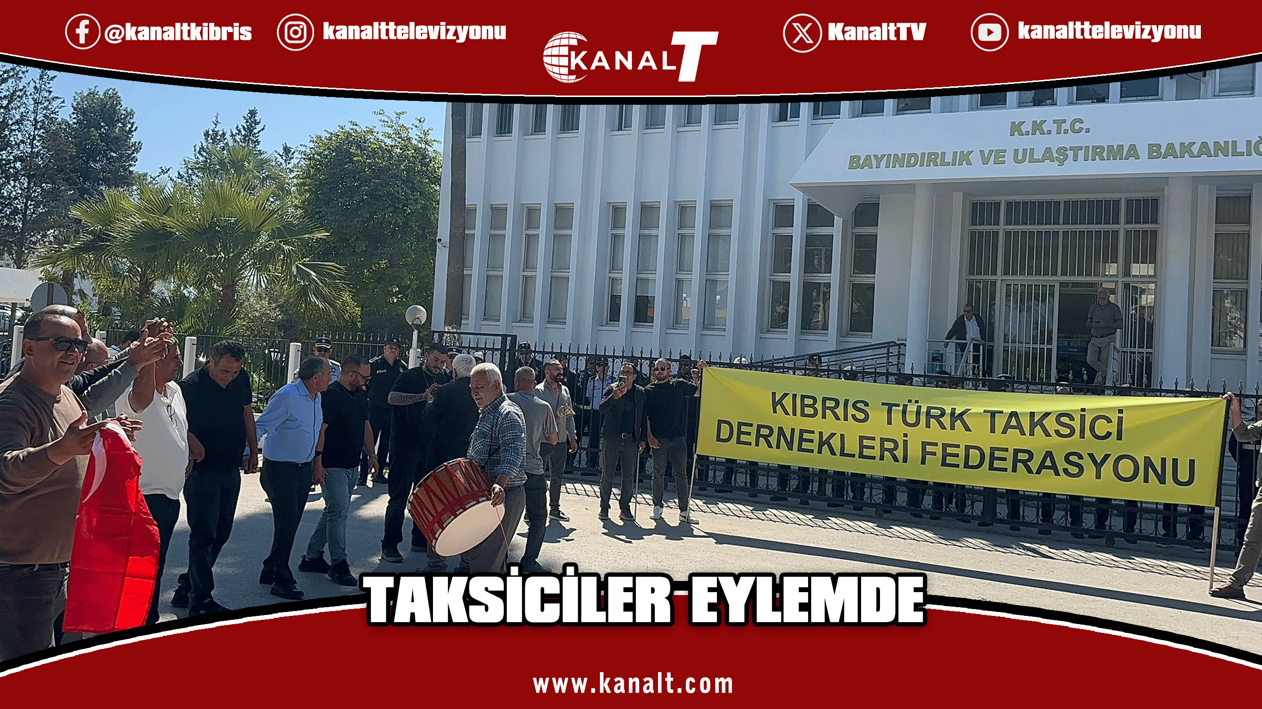 Taksiciler, Ulaştırma Bakanlığı önünde eylemde