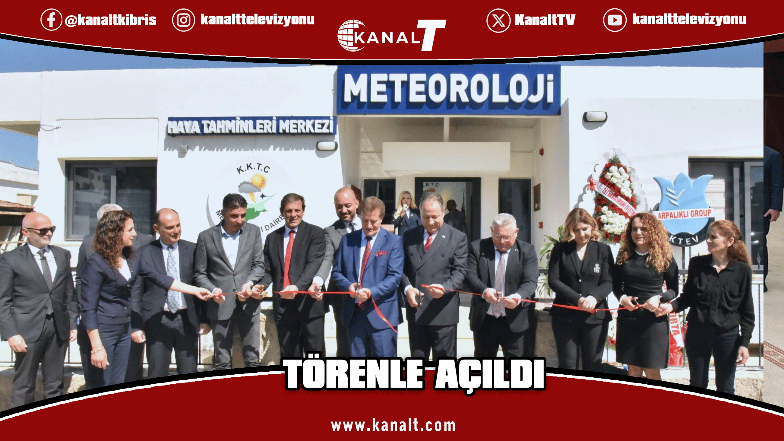 Meteoroloji Dairesi yeni Hava Tahminleri Merkezi düzenlenen törenle açıldı