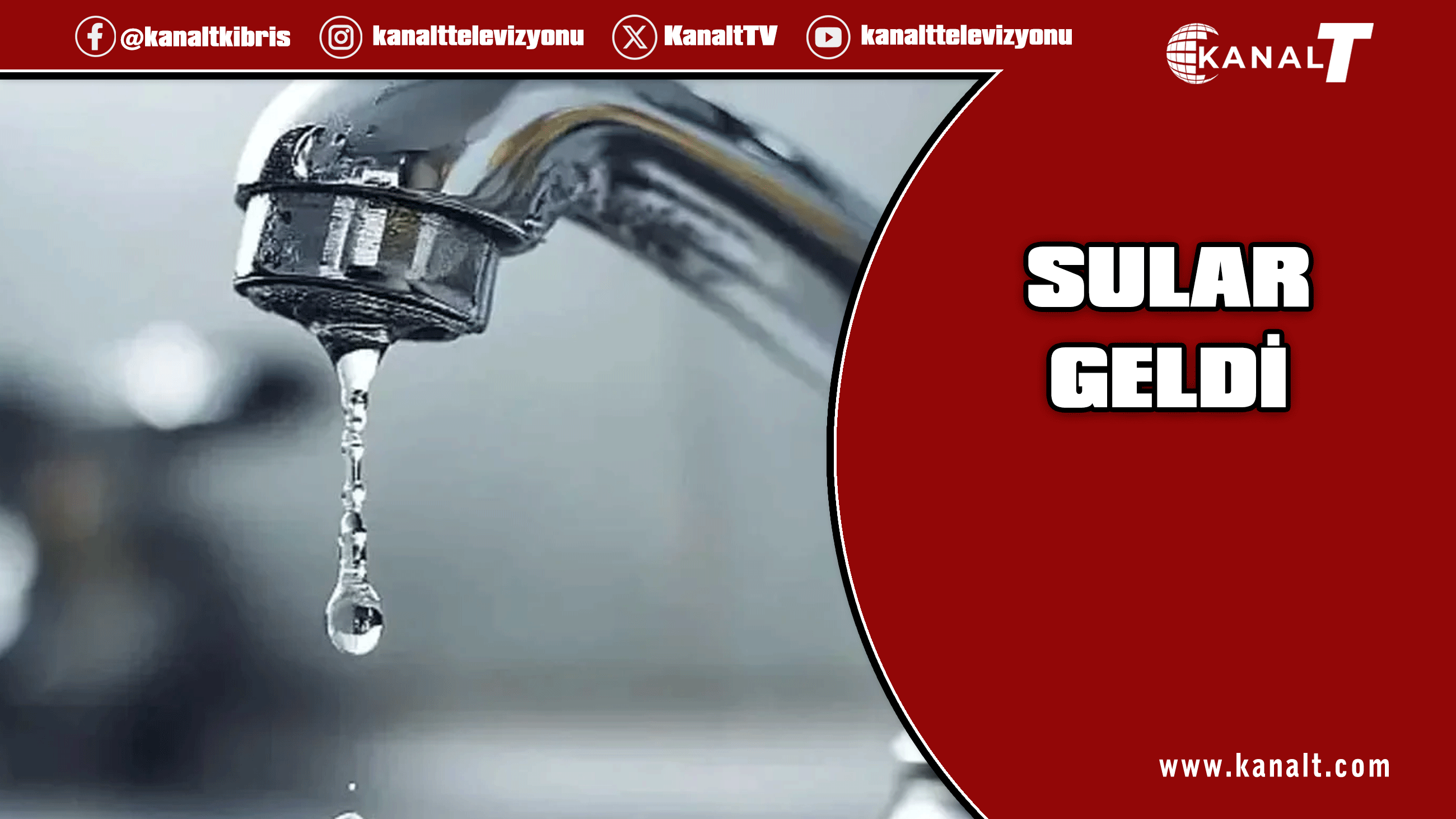 Gazimağusa’ya su verilmeye başladı