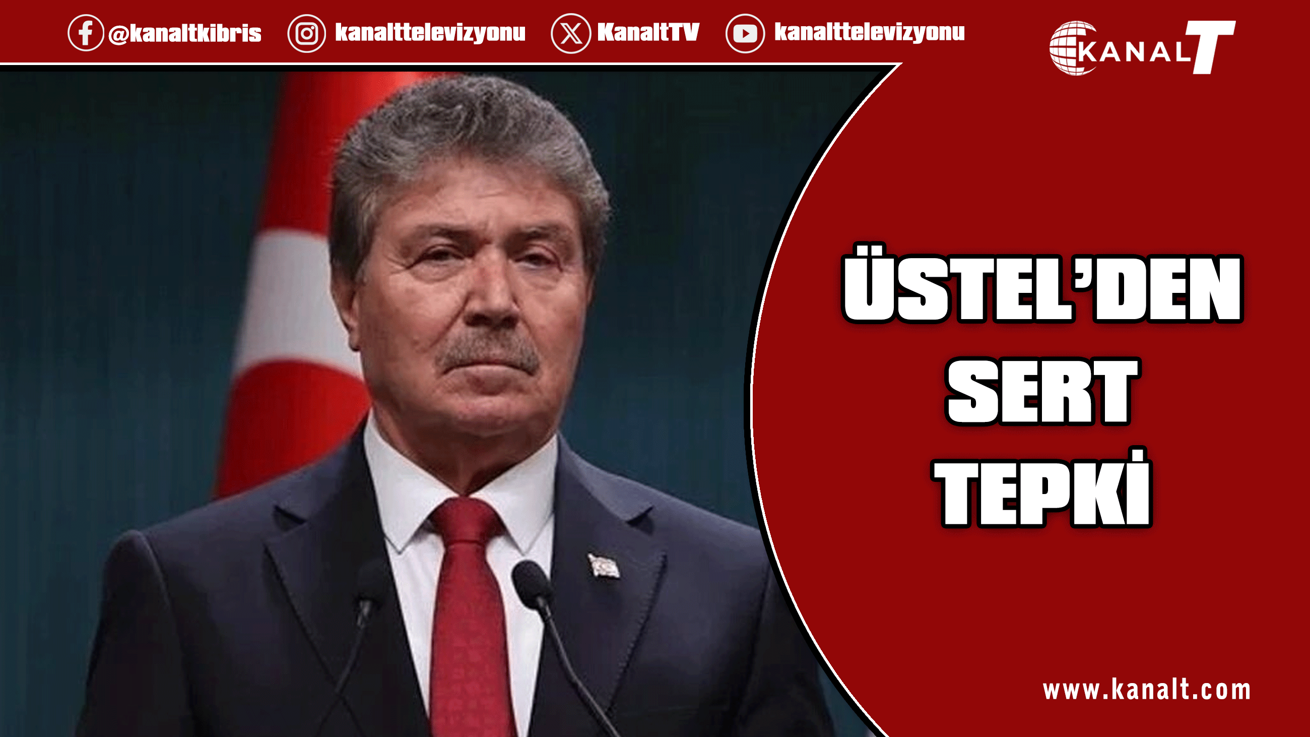 Üstel’den Hristodulidis’e: “Askeri anlaşmalarla adayı tehlikeye atmaktan vazgeçin”
