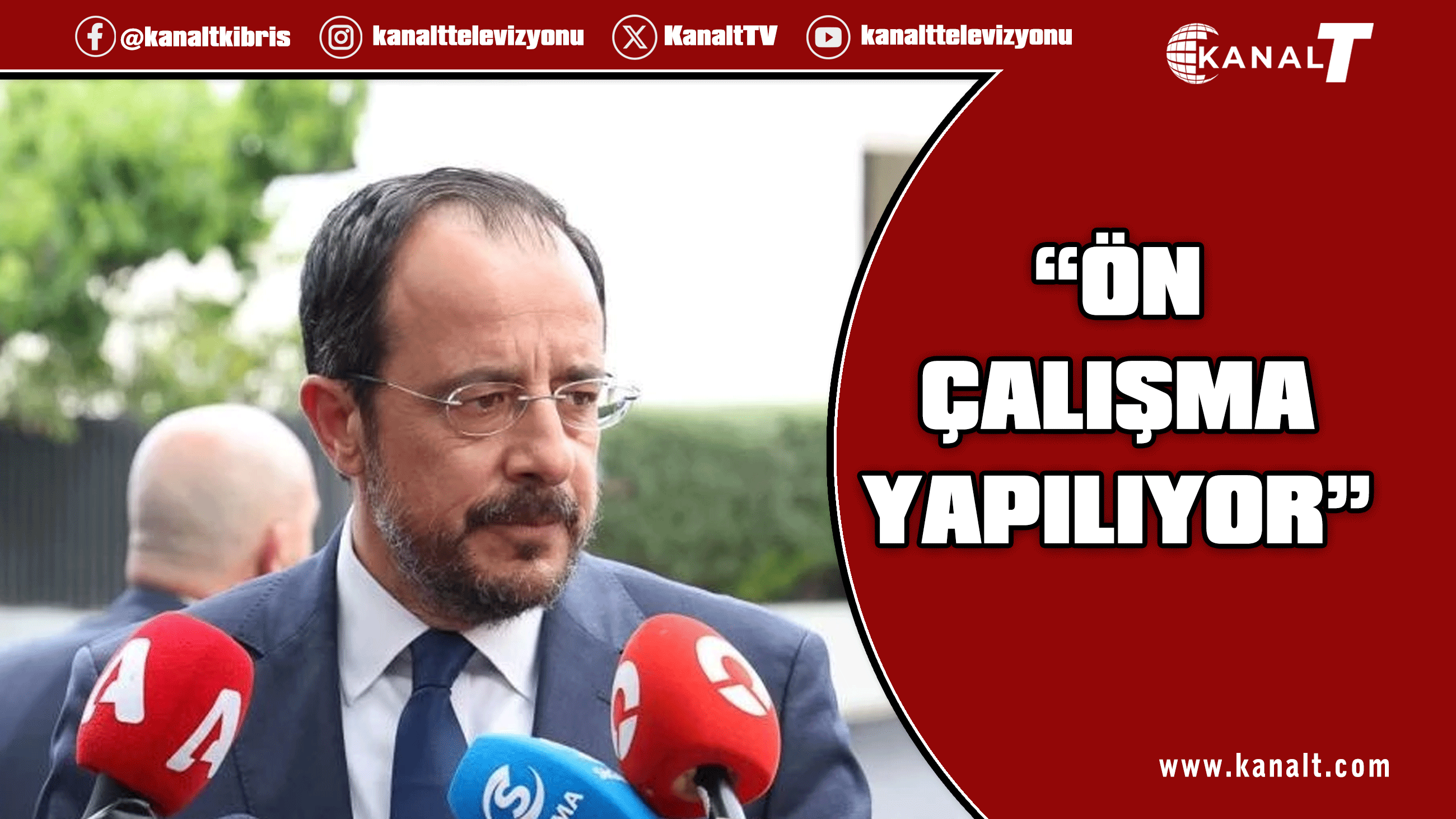 Hristodulidis: Müzakerelerin başlamasına yönelik ön çalışma yapılıyor