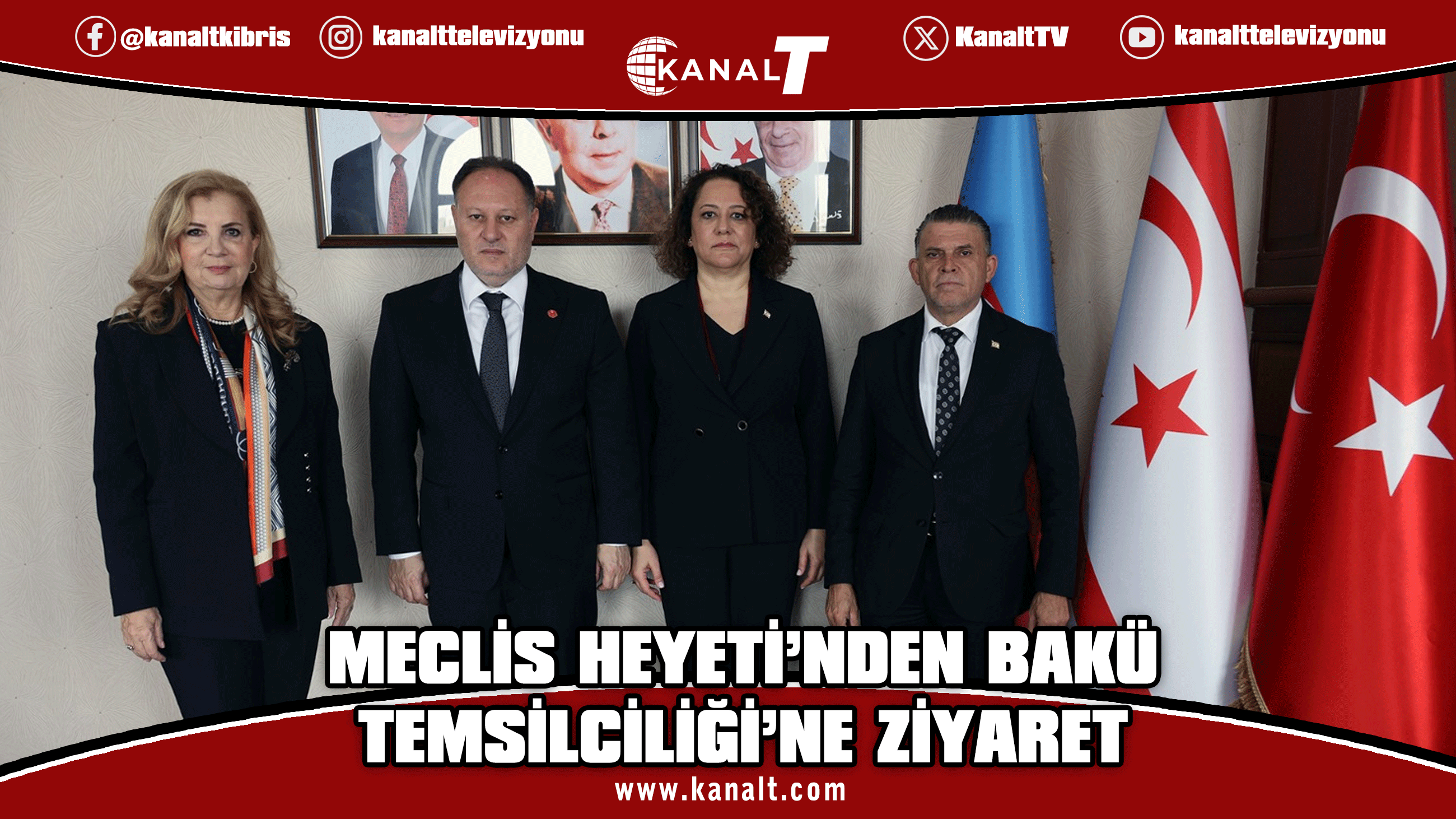 Öztürkler, KKTC Bakü Temsilciliği’ni ziyaret etti…