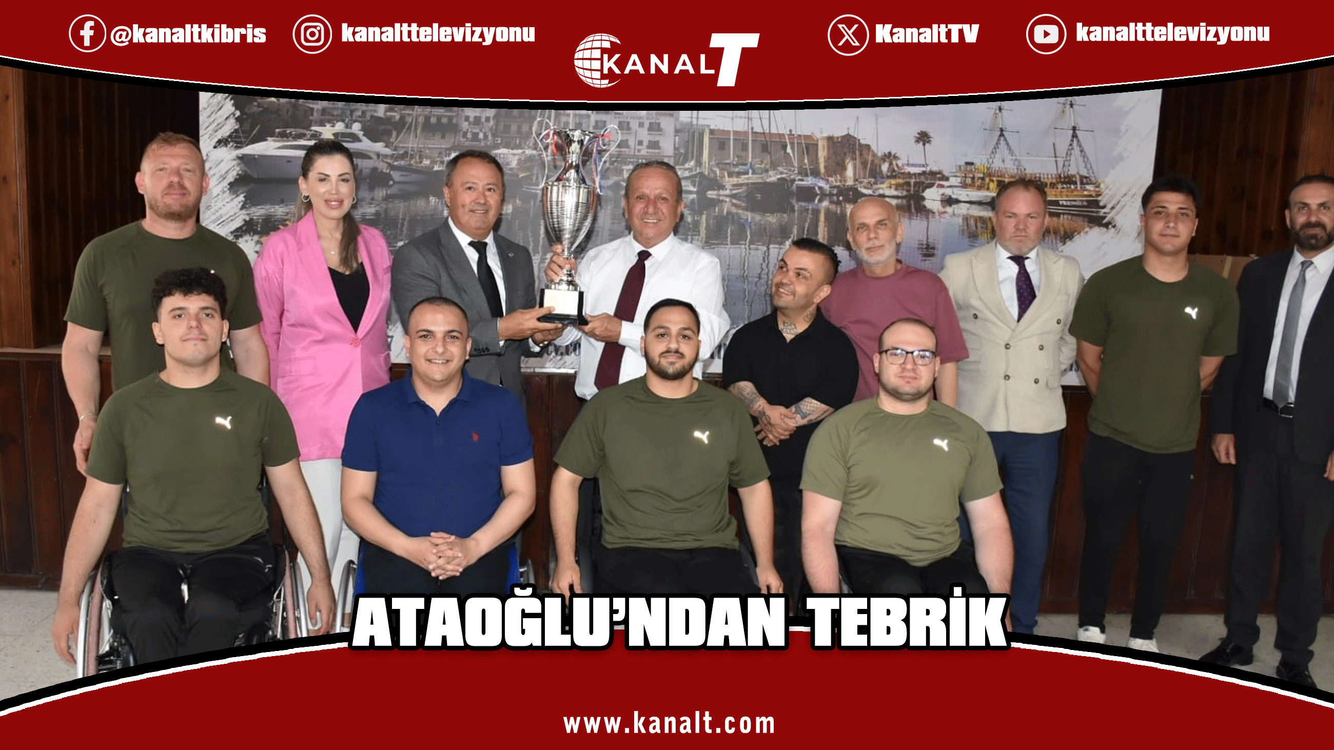 Ataoğlu, Vakıflar Tekerlekli Sandalye Basketbol Takımı’nı kabul etti