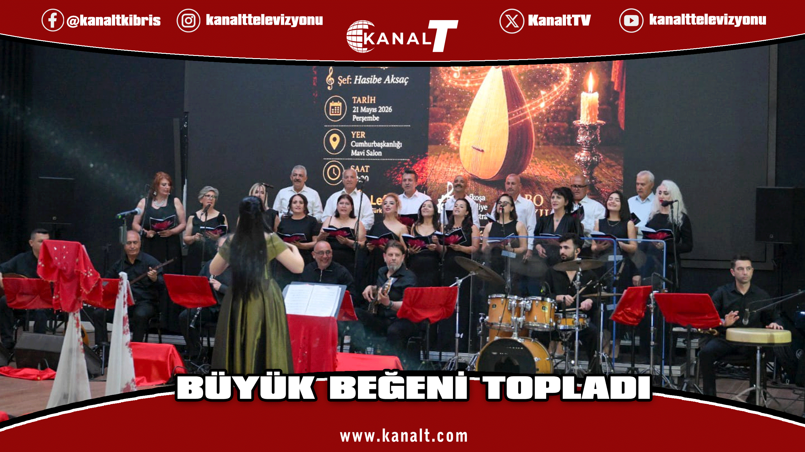 Lefkoşa’da Türkü Dolu Gece: LBO’dan “Türkülerin Işığında” Konseri Büyük Beğeni Topladı