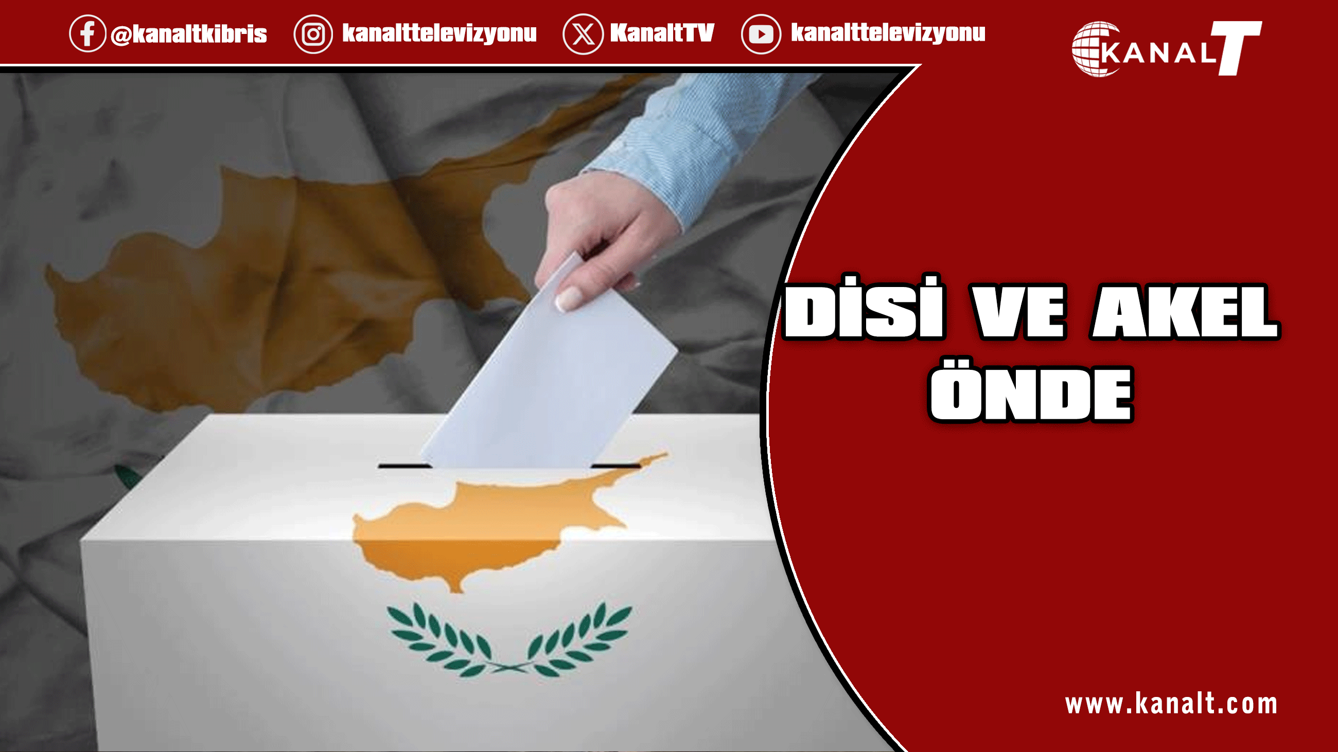 Güney Kıbrıs’taki seçim anketinde DİSİ ve AKEL önde gidiyor
