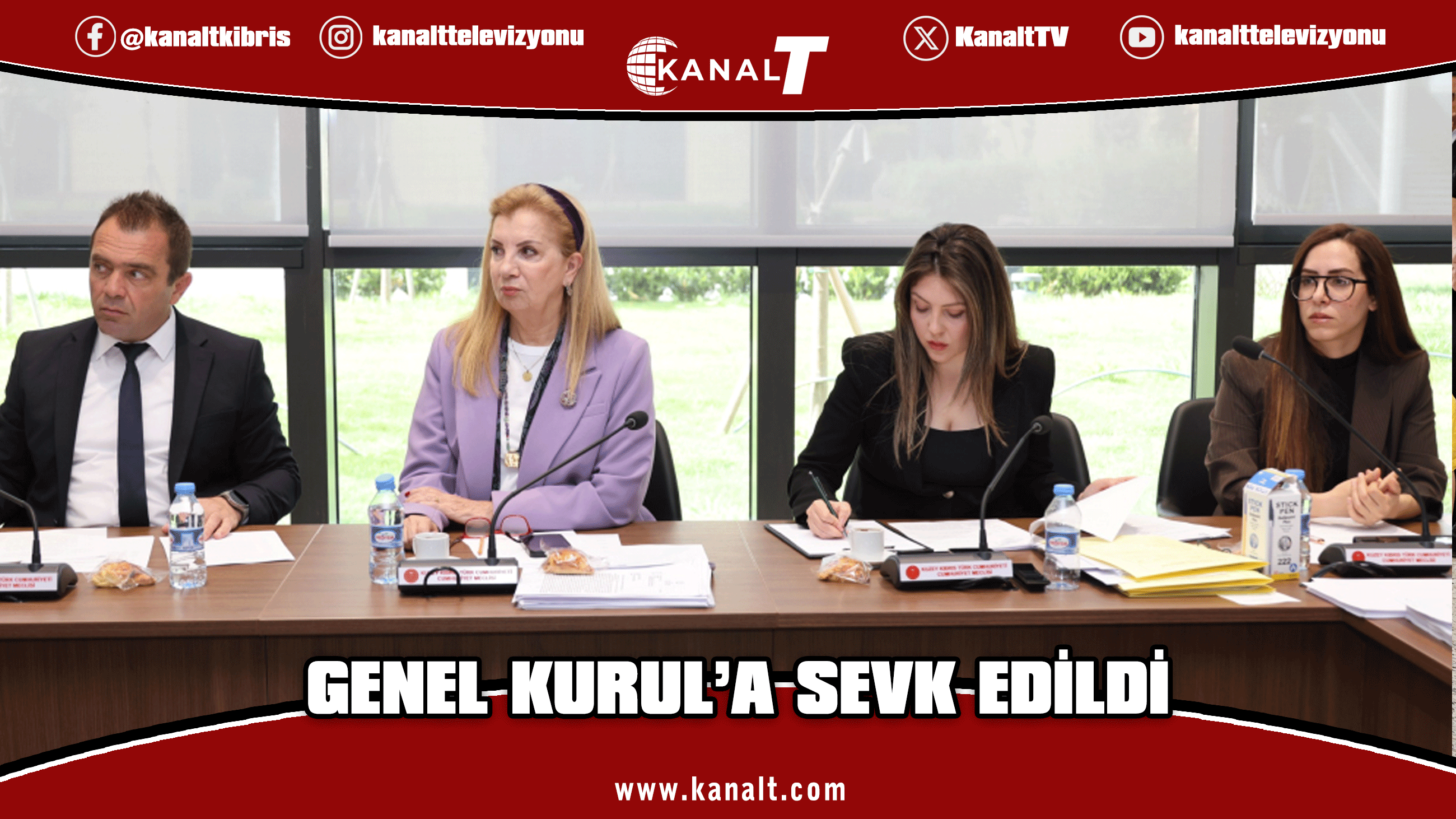 “KKTC Kamu Finansmanı ve Borç Yönetimi Yasası Hakkında Yasa Gücünde Kararname” Genel Kurul’a sevk edildi