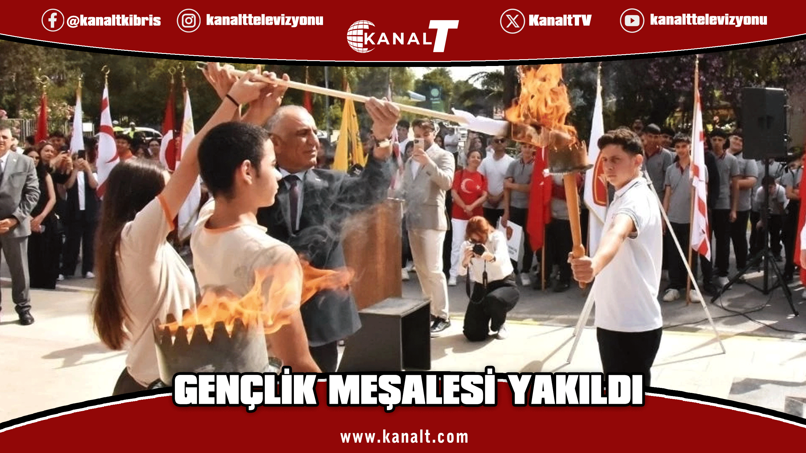 19 Mayıs Atatürk’ü Anma, Gençlik ve Spor Bayramı Haftası Gençlik Meşalesi’nin yakılmasıyla başladı