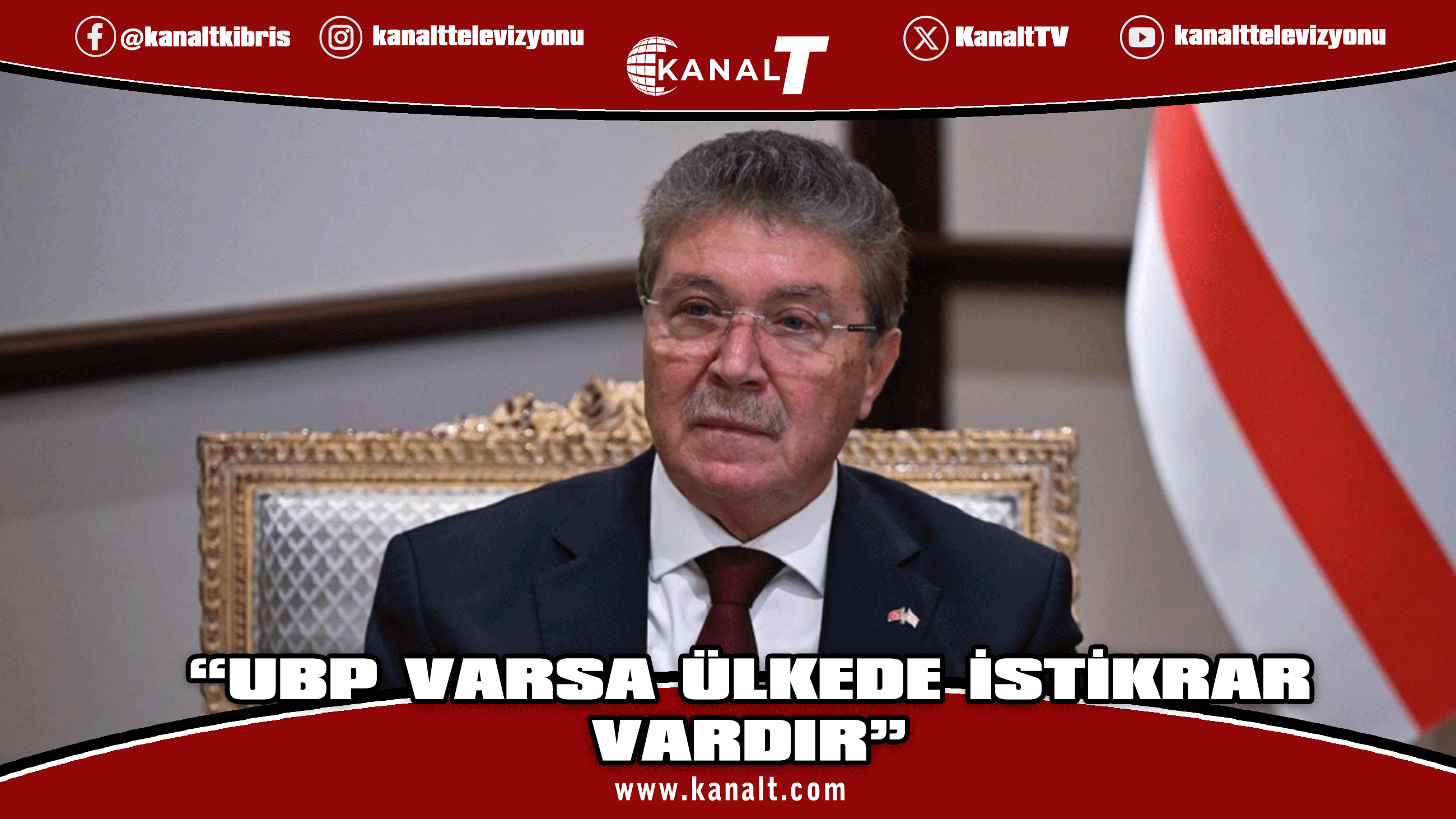 Ünal Üstel: Ulusal Birlik Partisi halkın desteğiyle yoluna devam ediyor