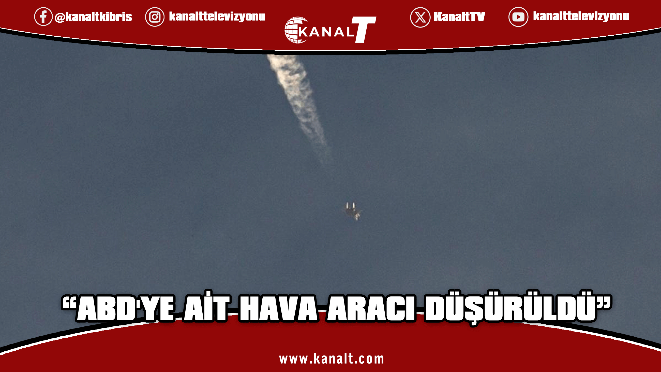İran devlet televizyonu: ABD'ye ait hava aracı düşürüldü