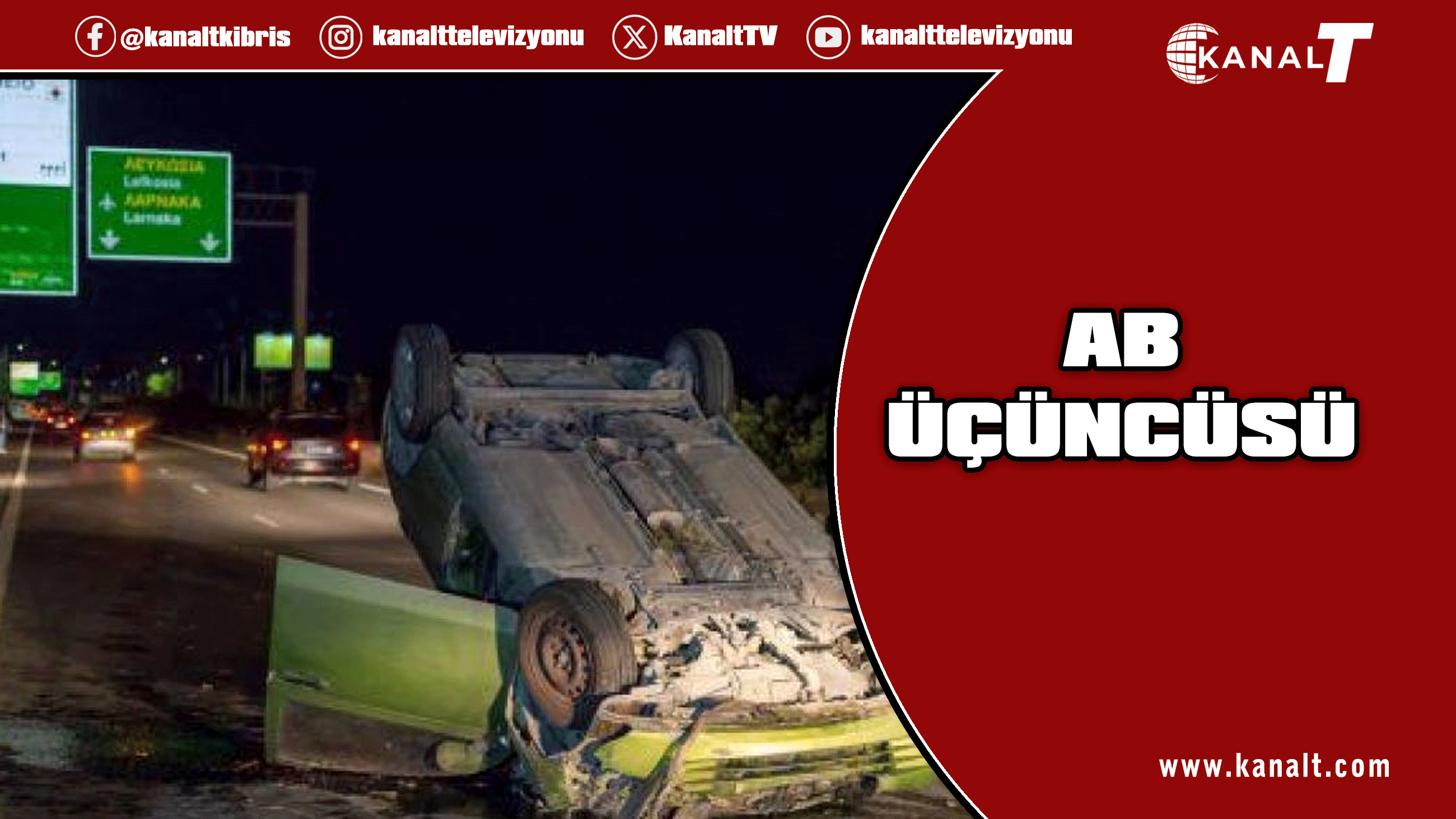 Güney Kıbrıs trafikte genç ölümlerinde AB üçüncüsü